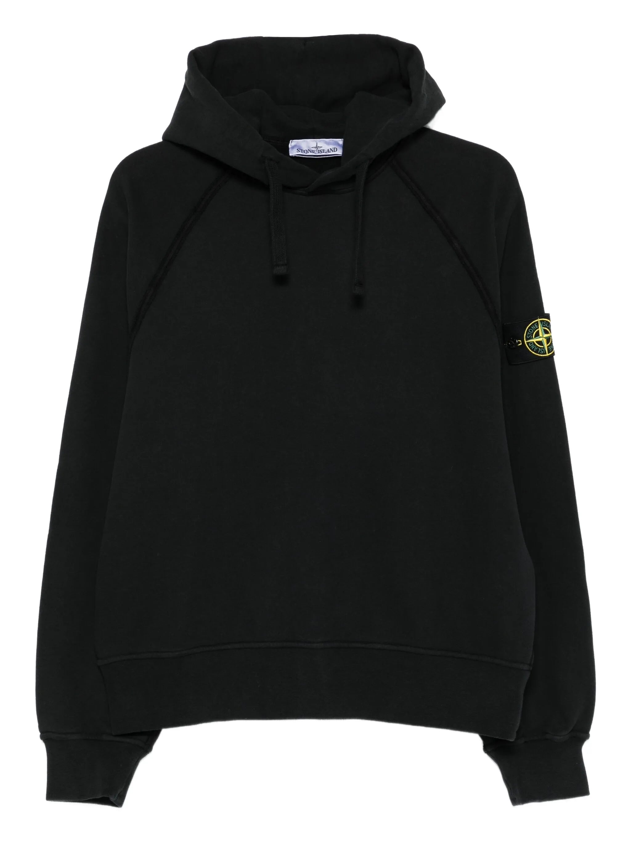 logo-patch pouch-pocket hoodie