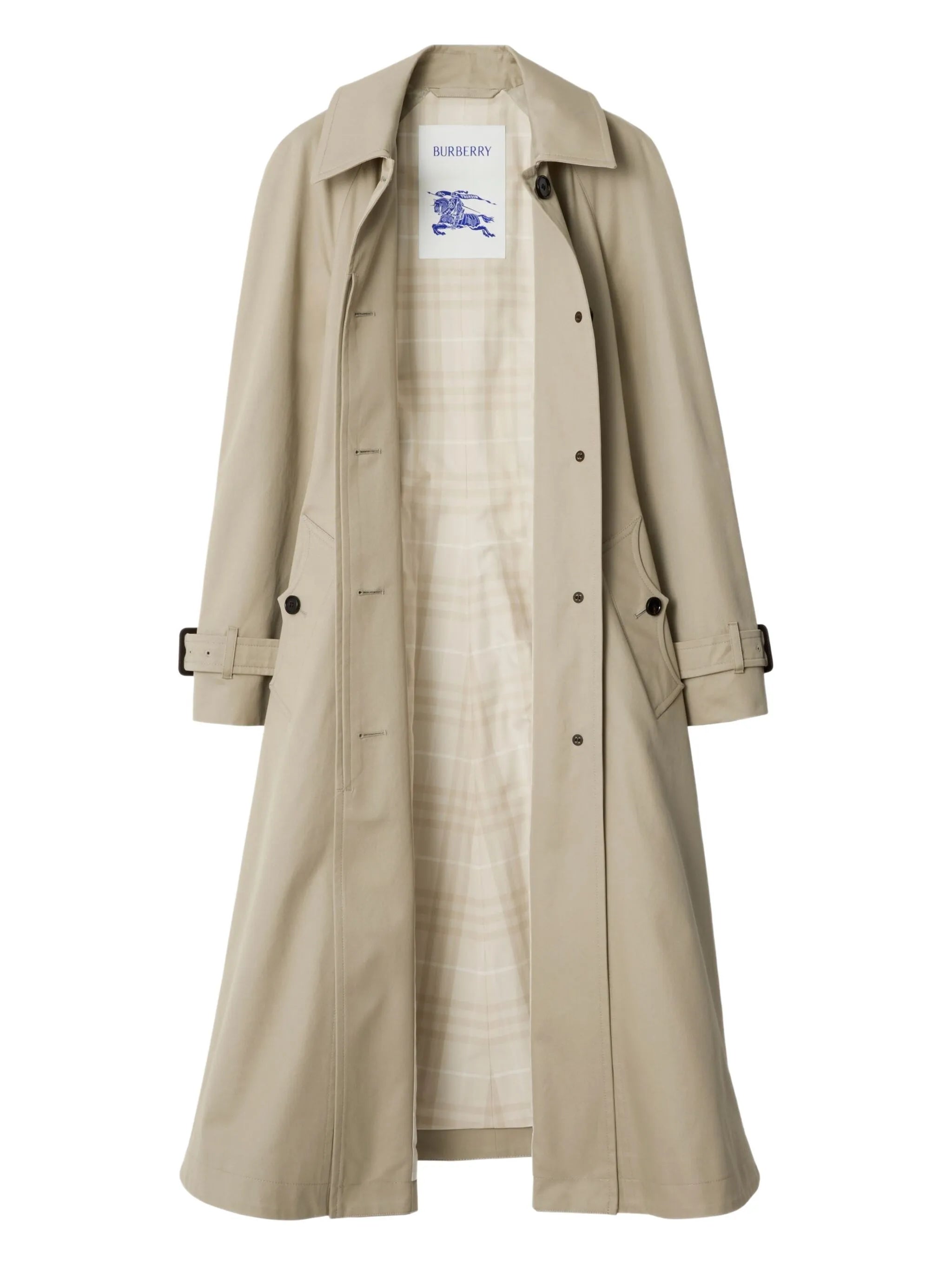 Ellingham raglan-sleeve belted trench coat