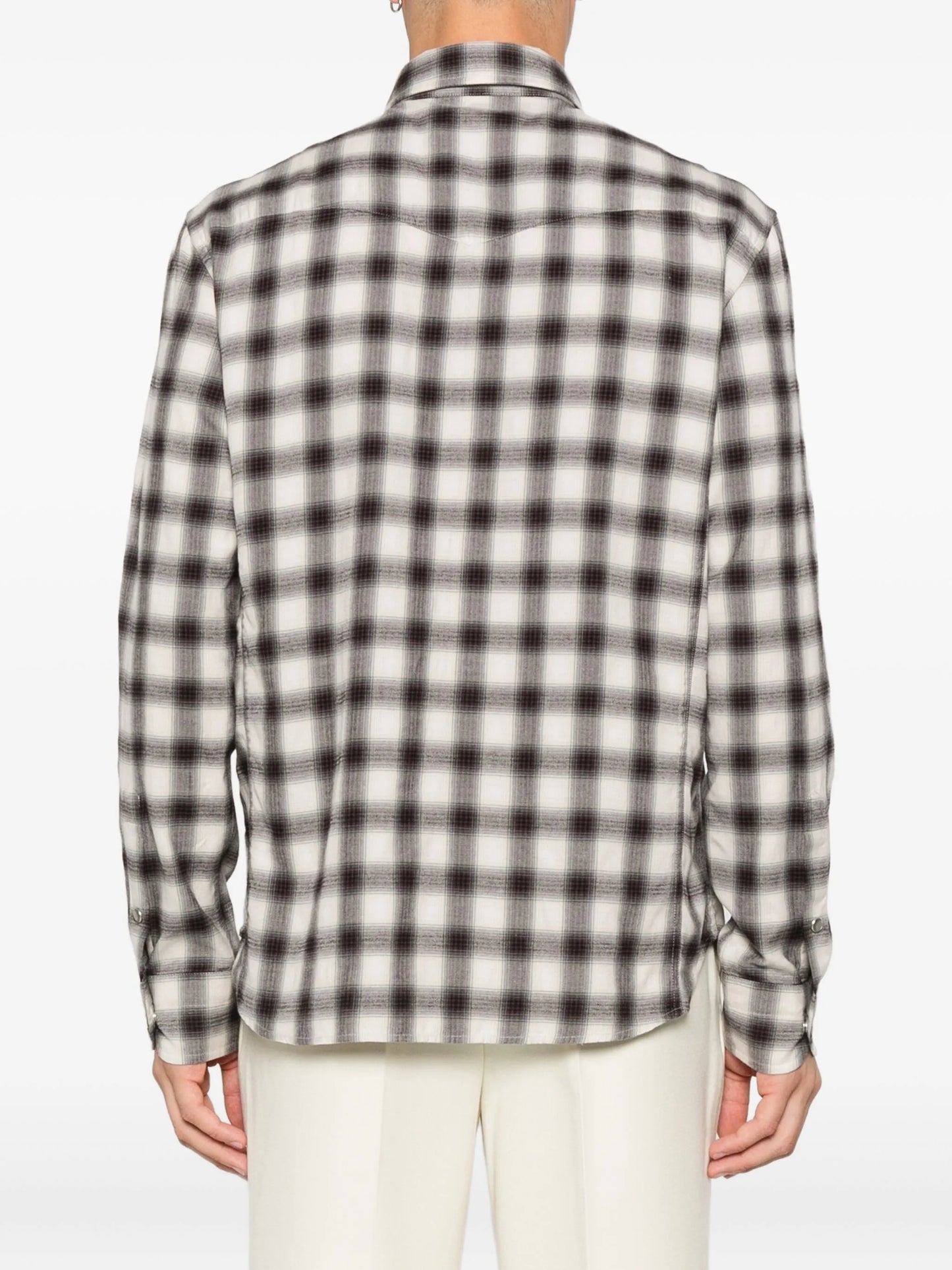 checked pocket shirt
