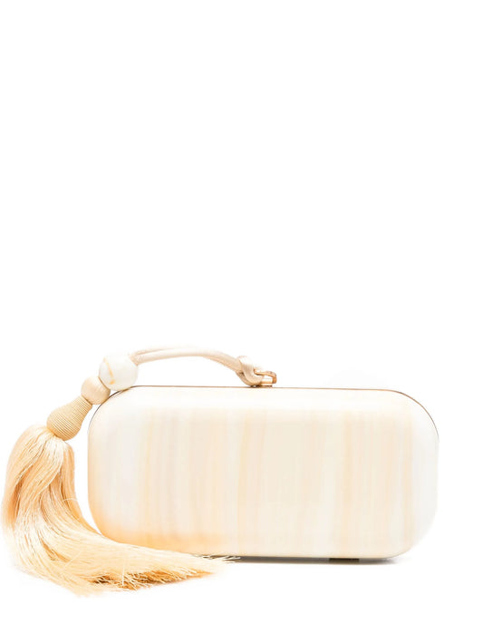 small Yasmin tassel-embellished clutch bag