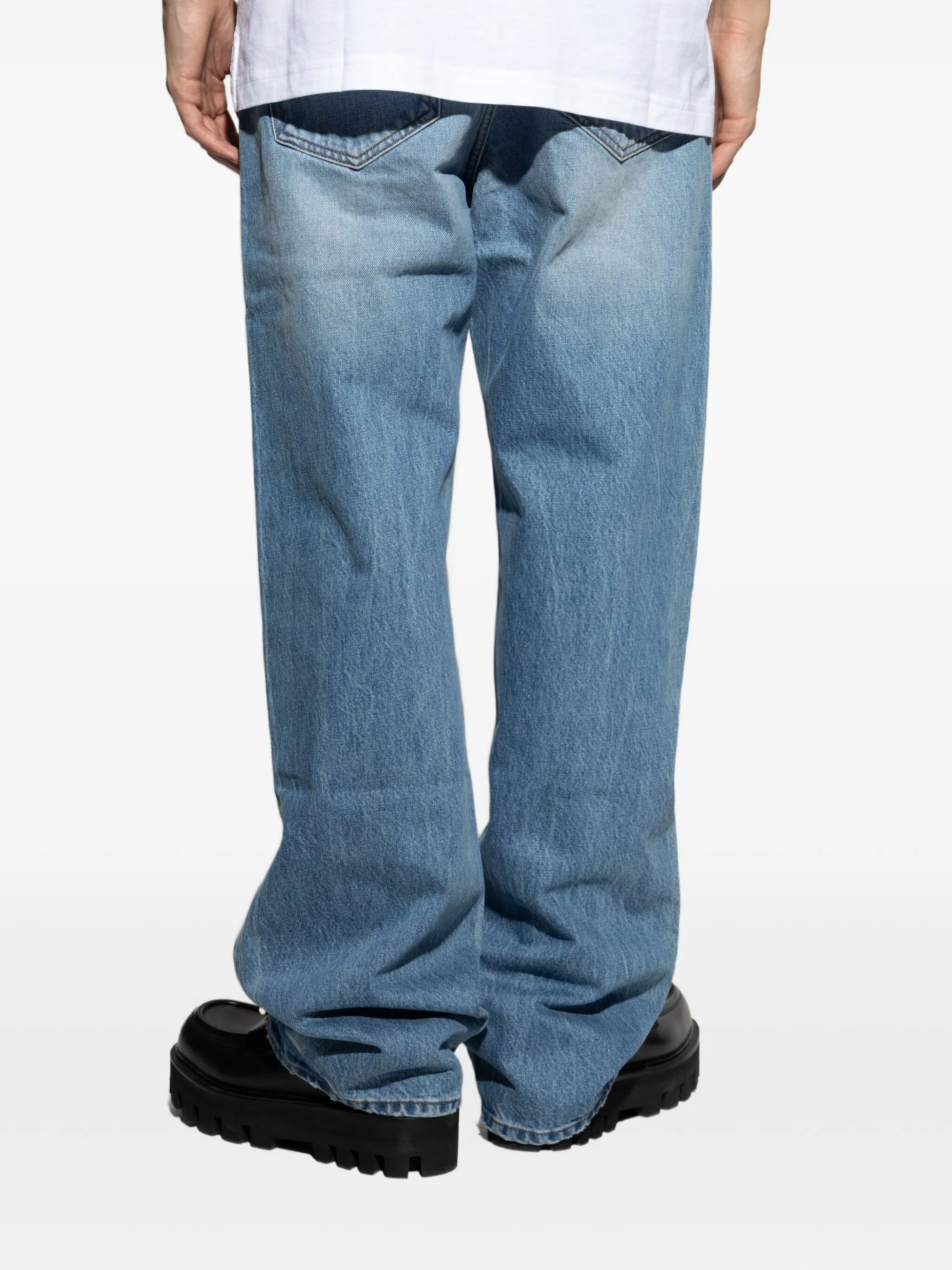 wide-leg jeans