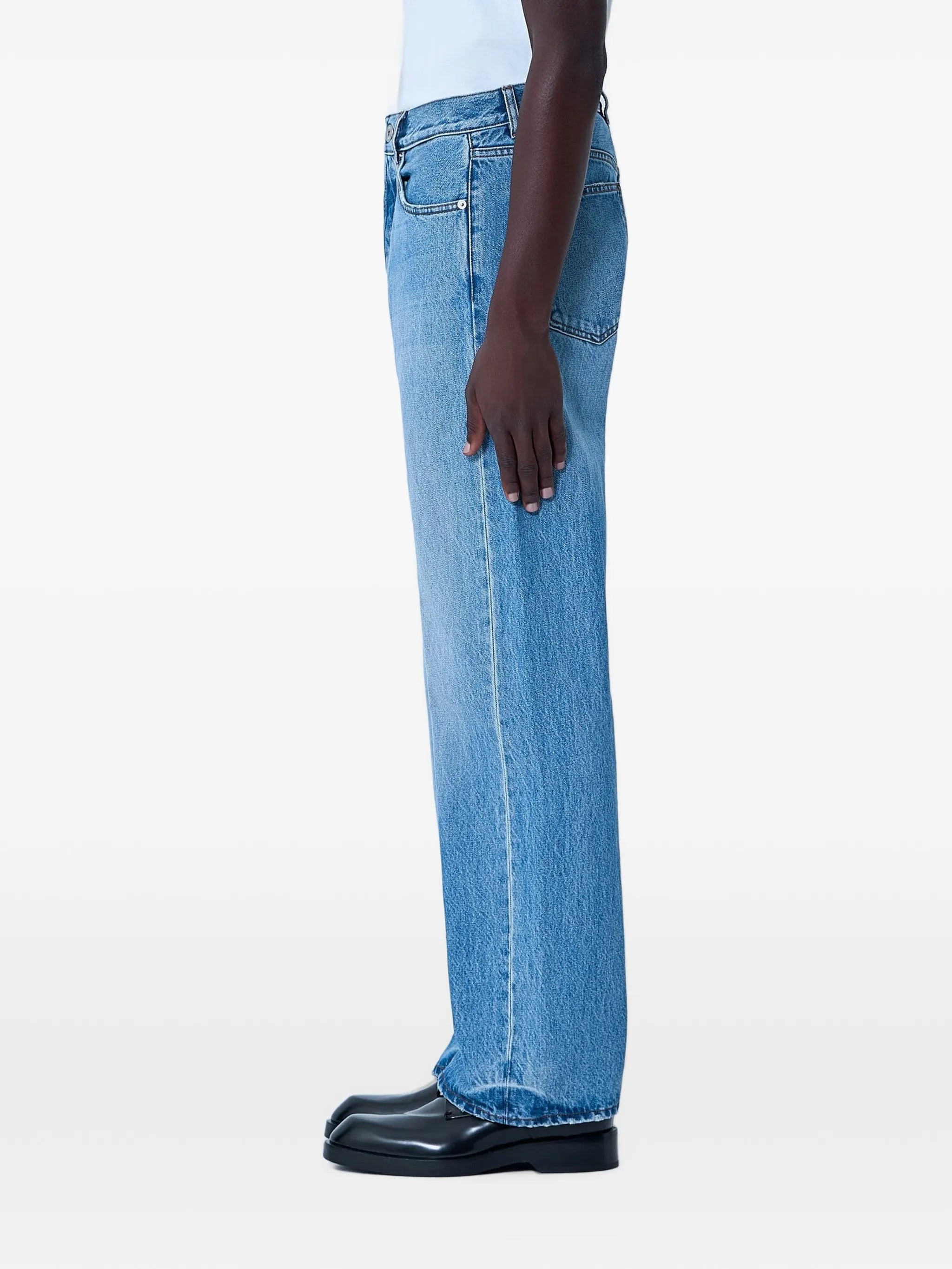 The straight de-Nîmes denim pants