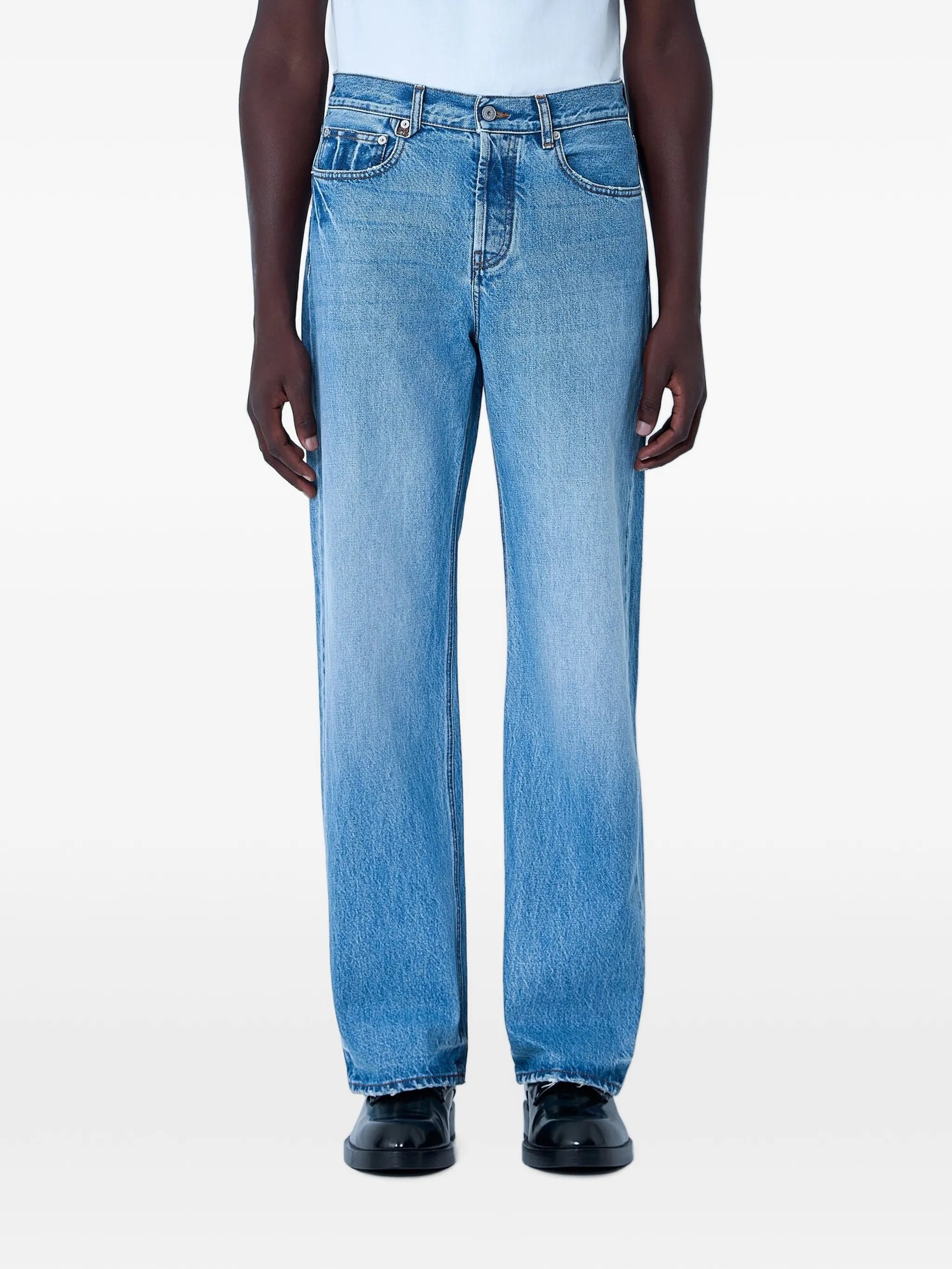 The straight de-Nîmes denim pants