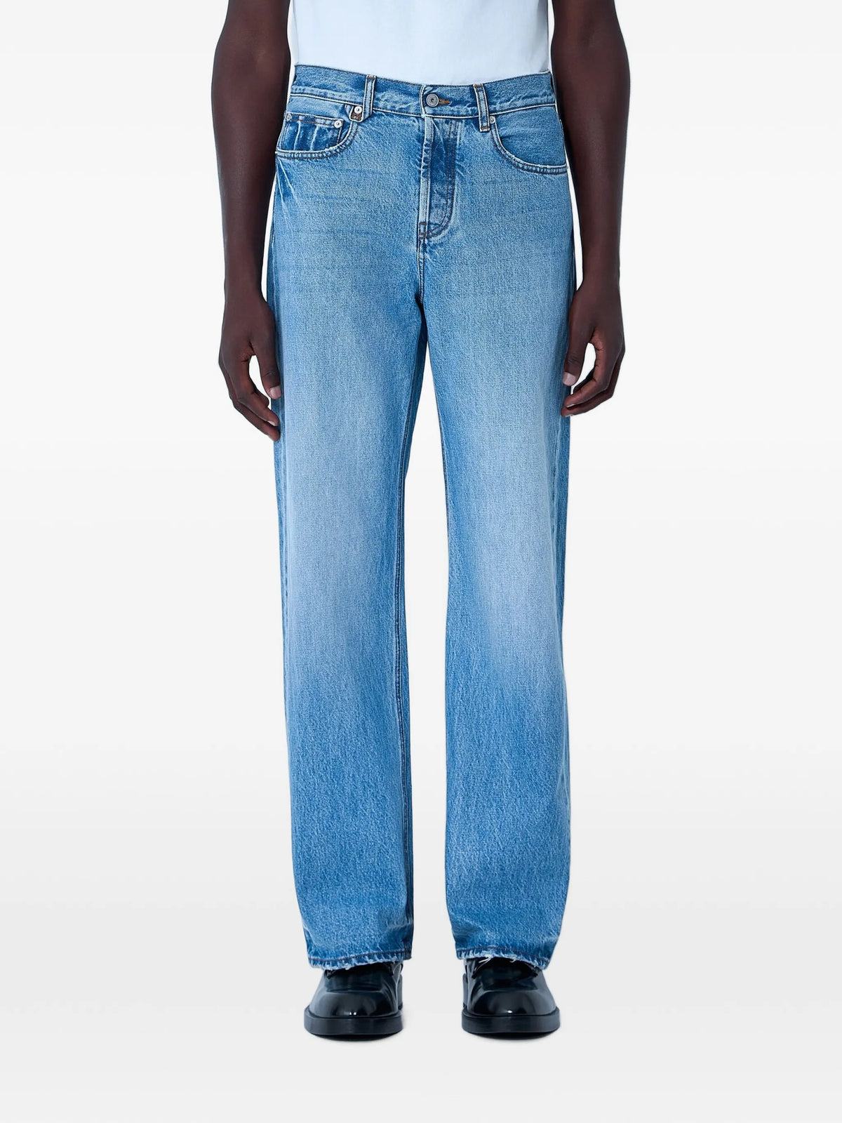 The straight de-Nîmes denim pants