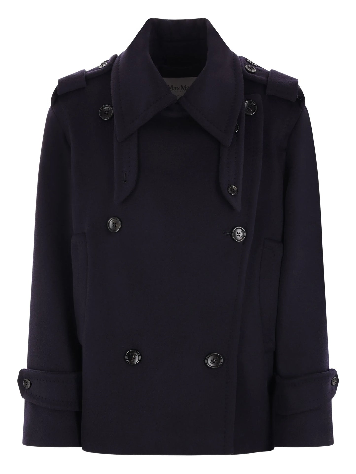double-breasted trenchcoat