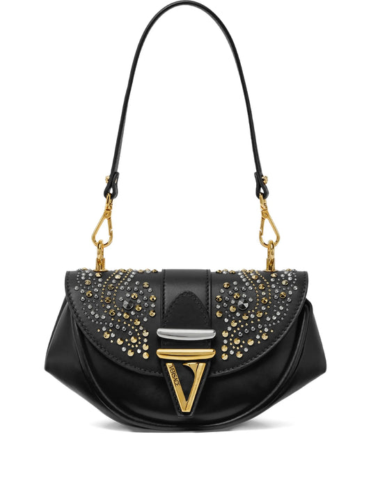 stud-embellished shoulder bag