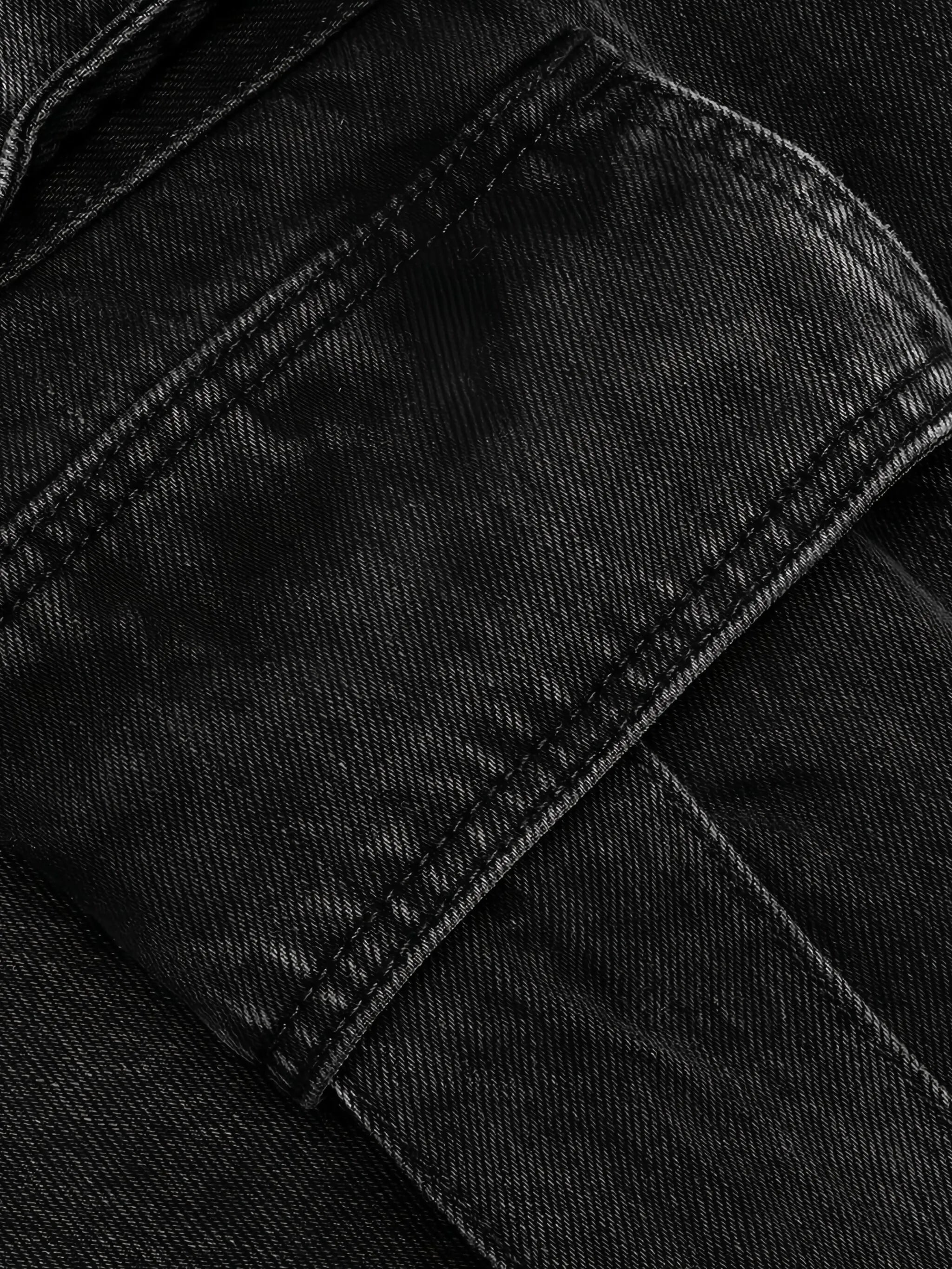 logo-patch cargo-pockets jeans