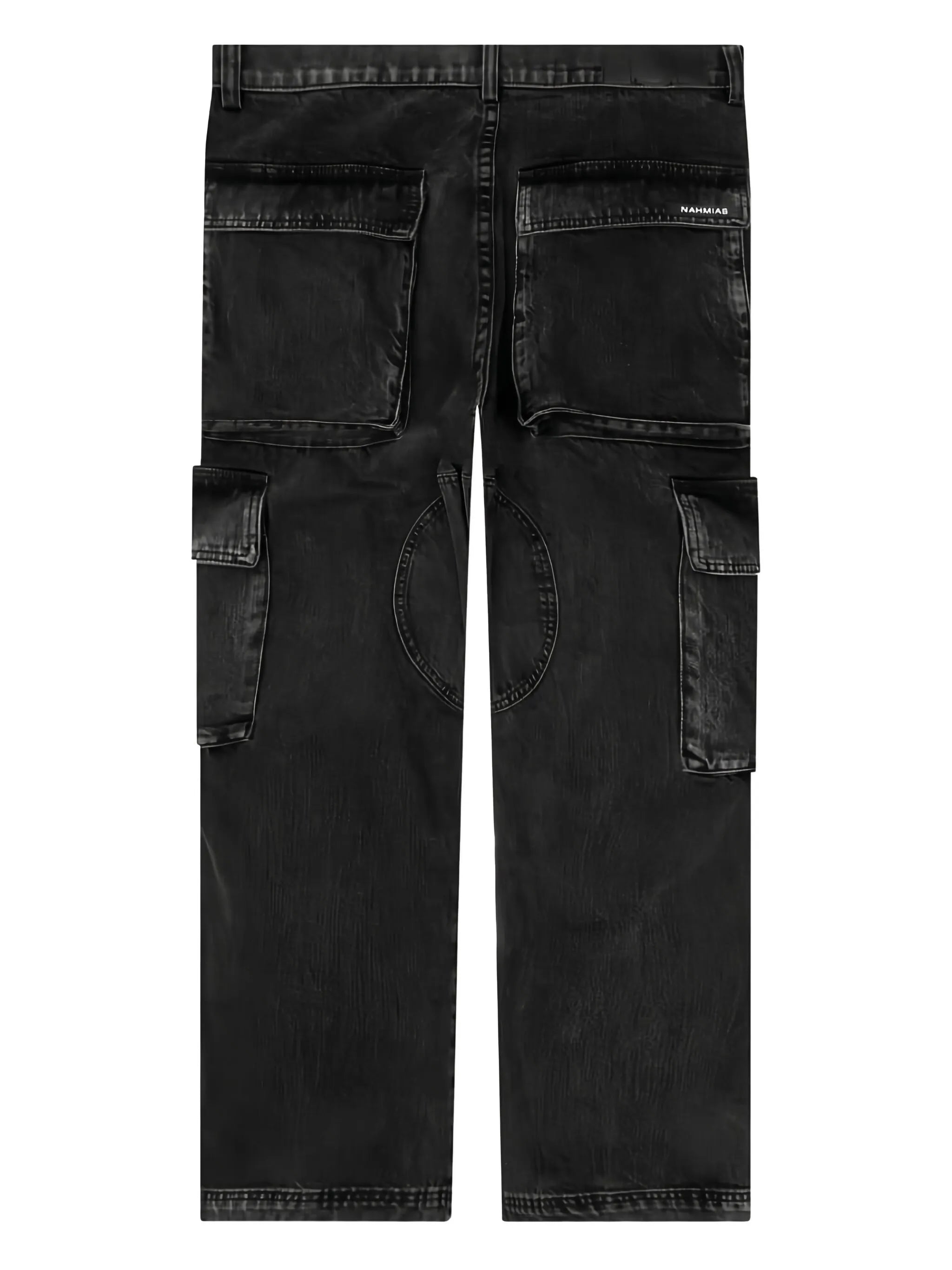 logo-patch cargo-pockets jeans