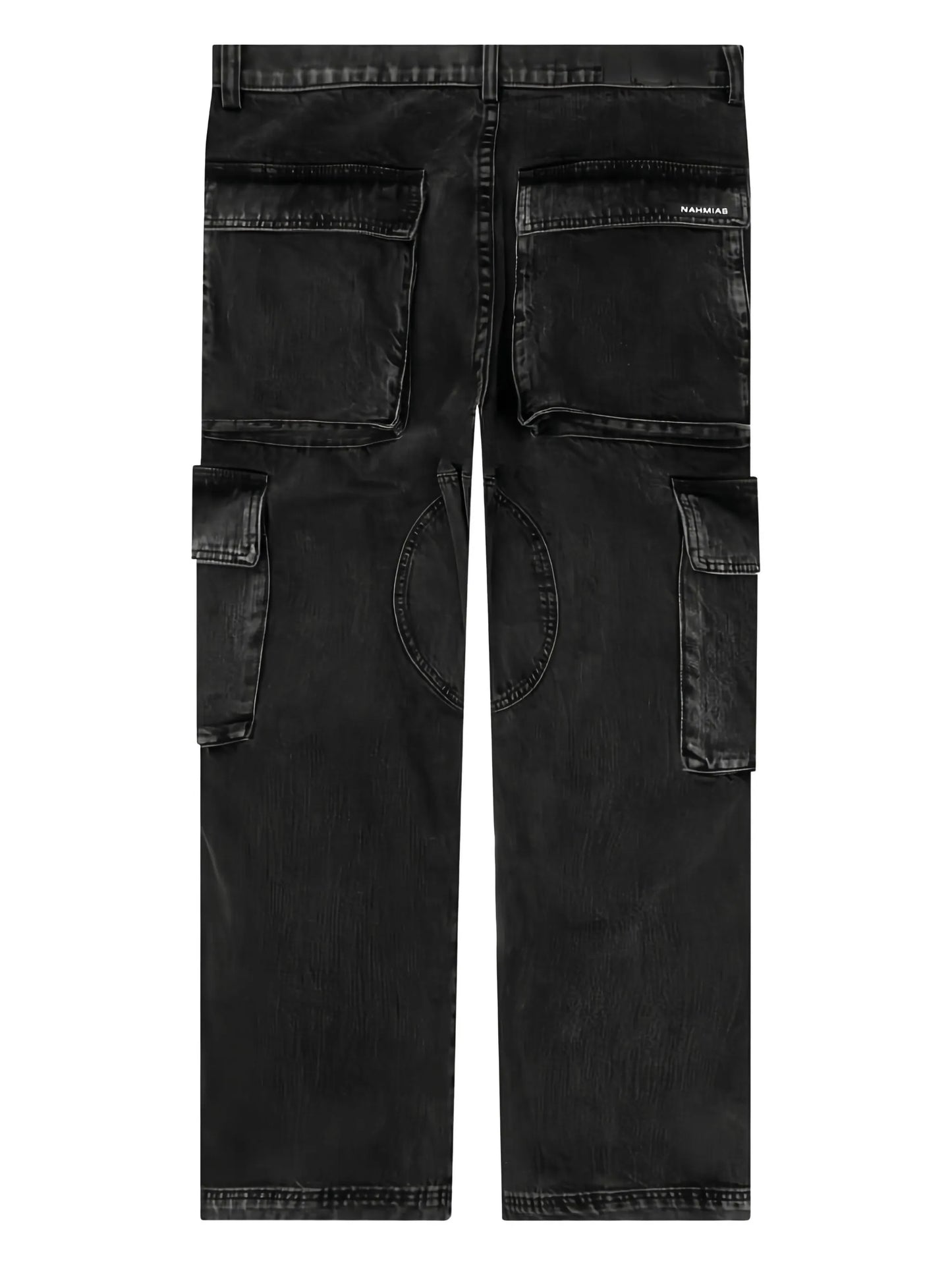 logo-patch cargo-pockets jeans