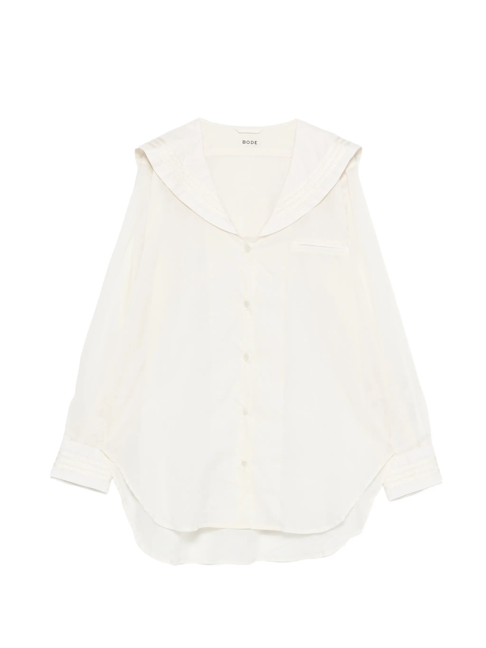 Marina button-fastening shirt