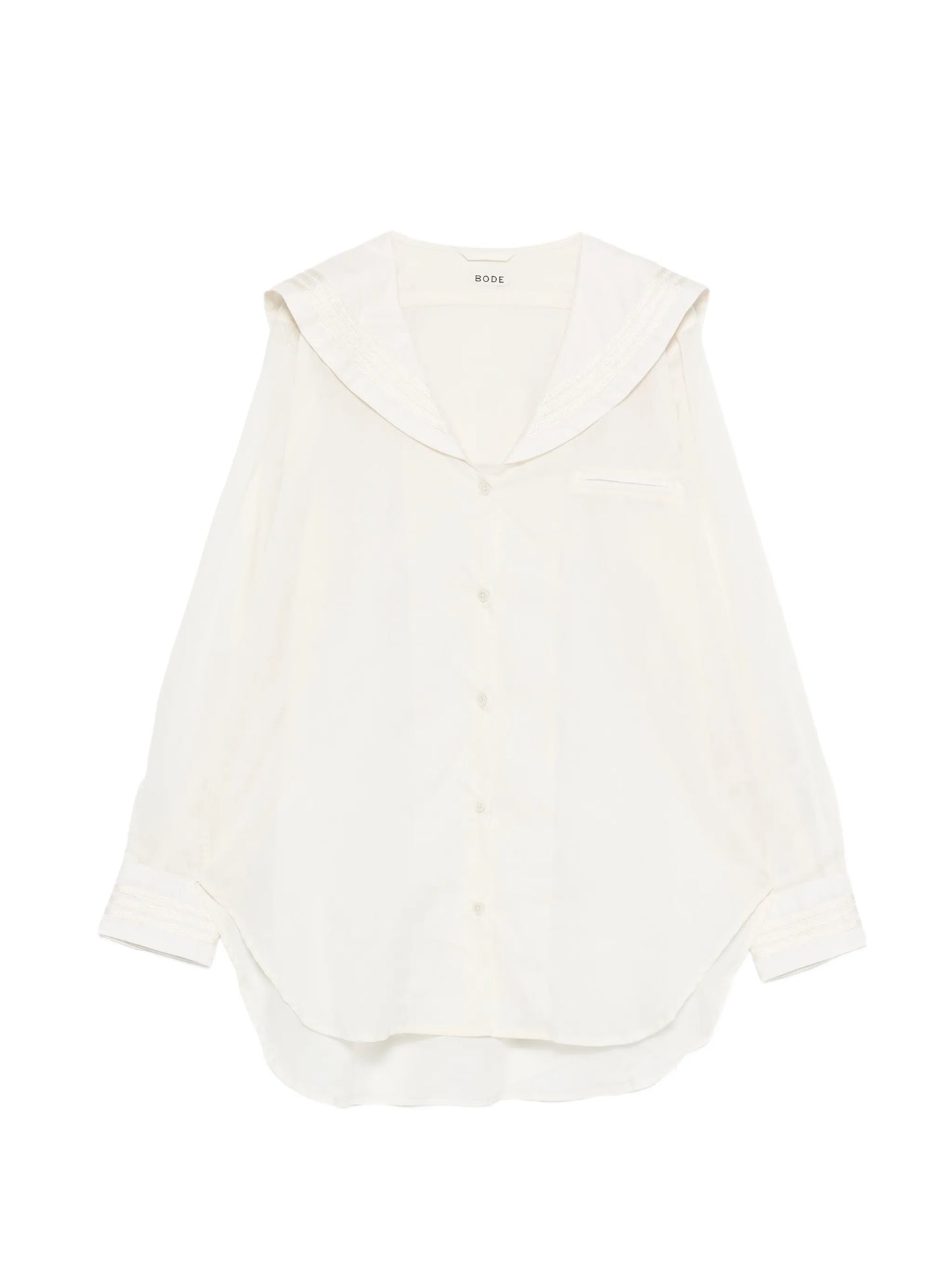 Marina button-fastening shirt