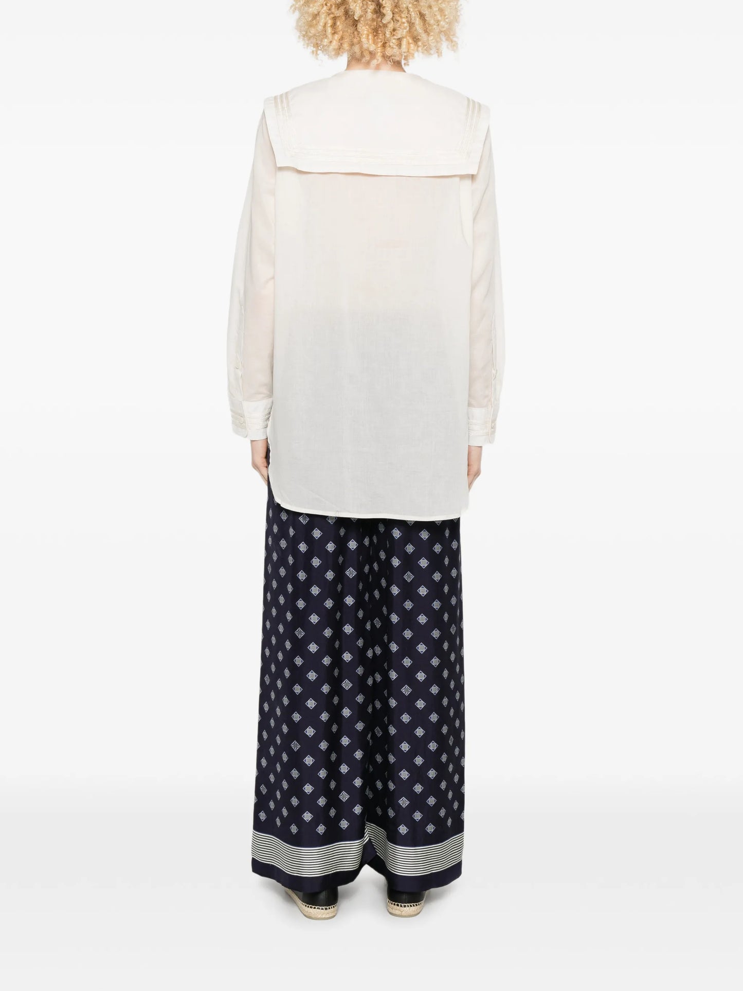 Marina button-fastening shirt