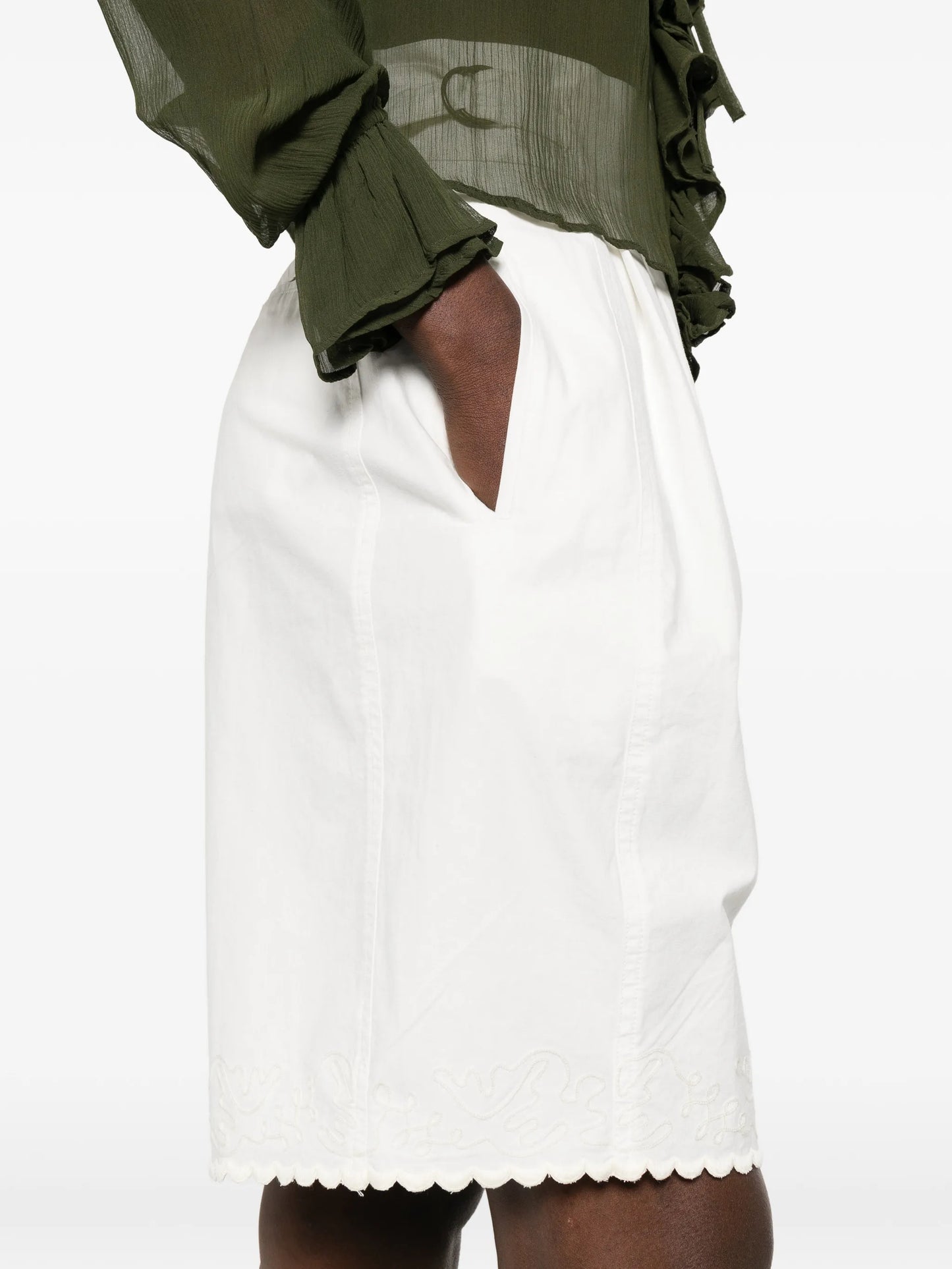 closerie scallop shorts