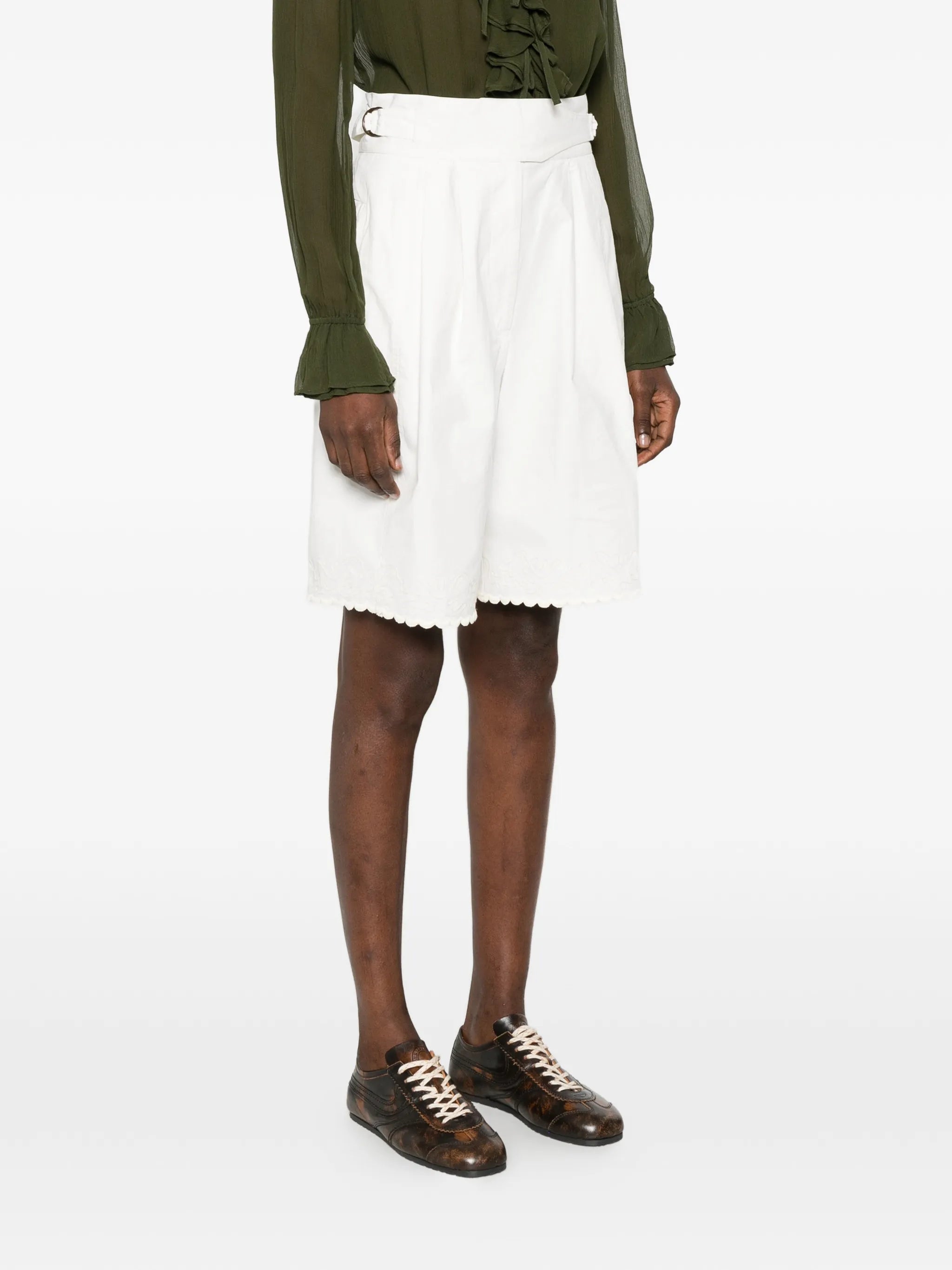 closerie scallop shorts