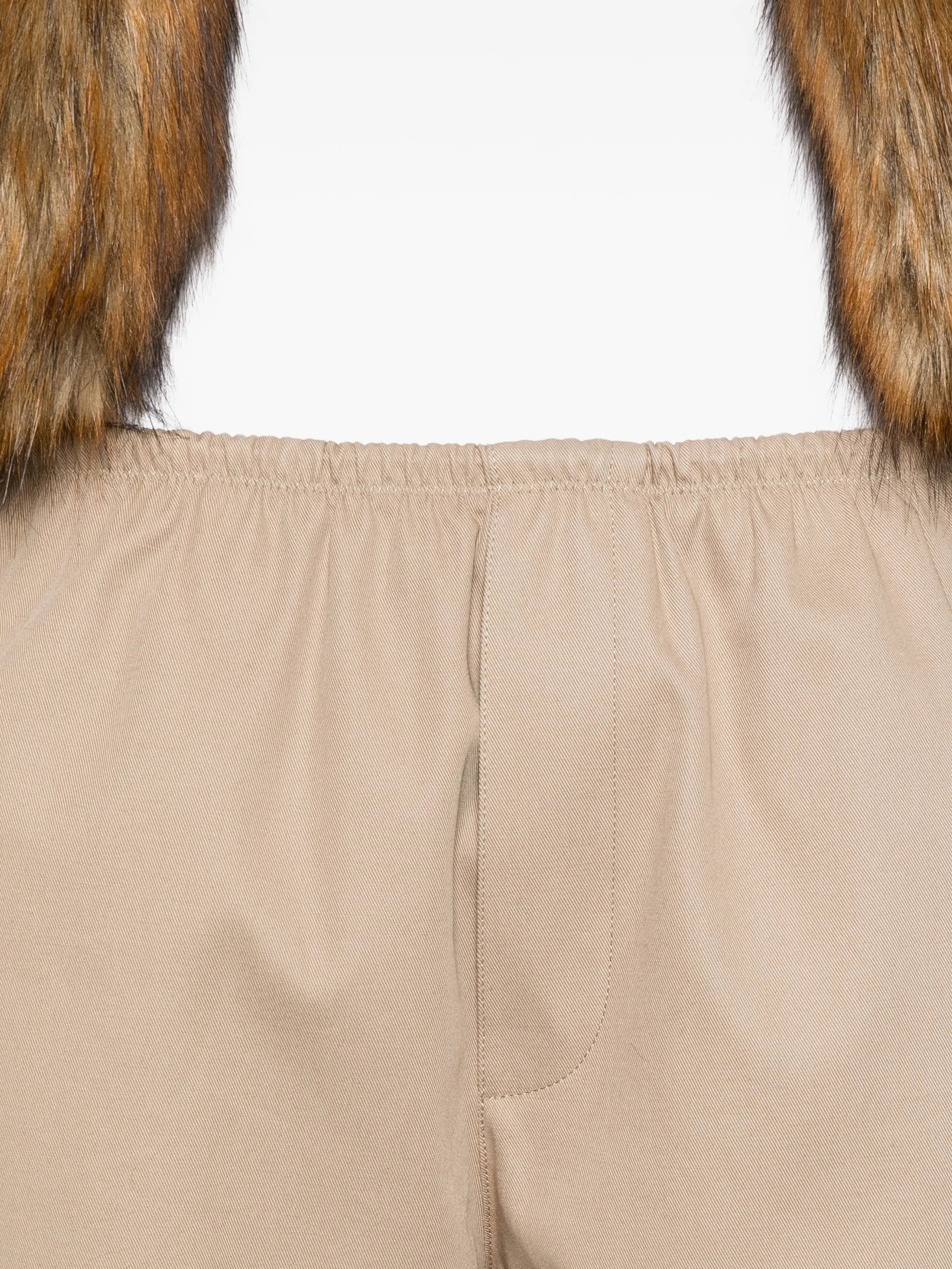 elasticated-waistband palazzo pants