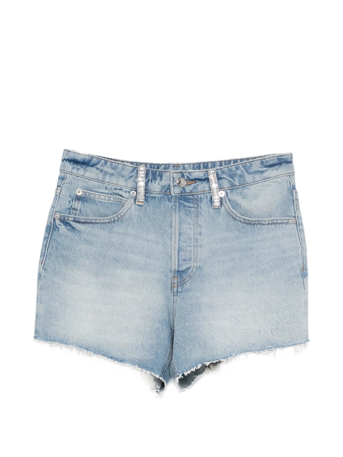 five-pocket belt-loop shorts