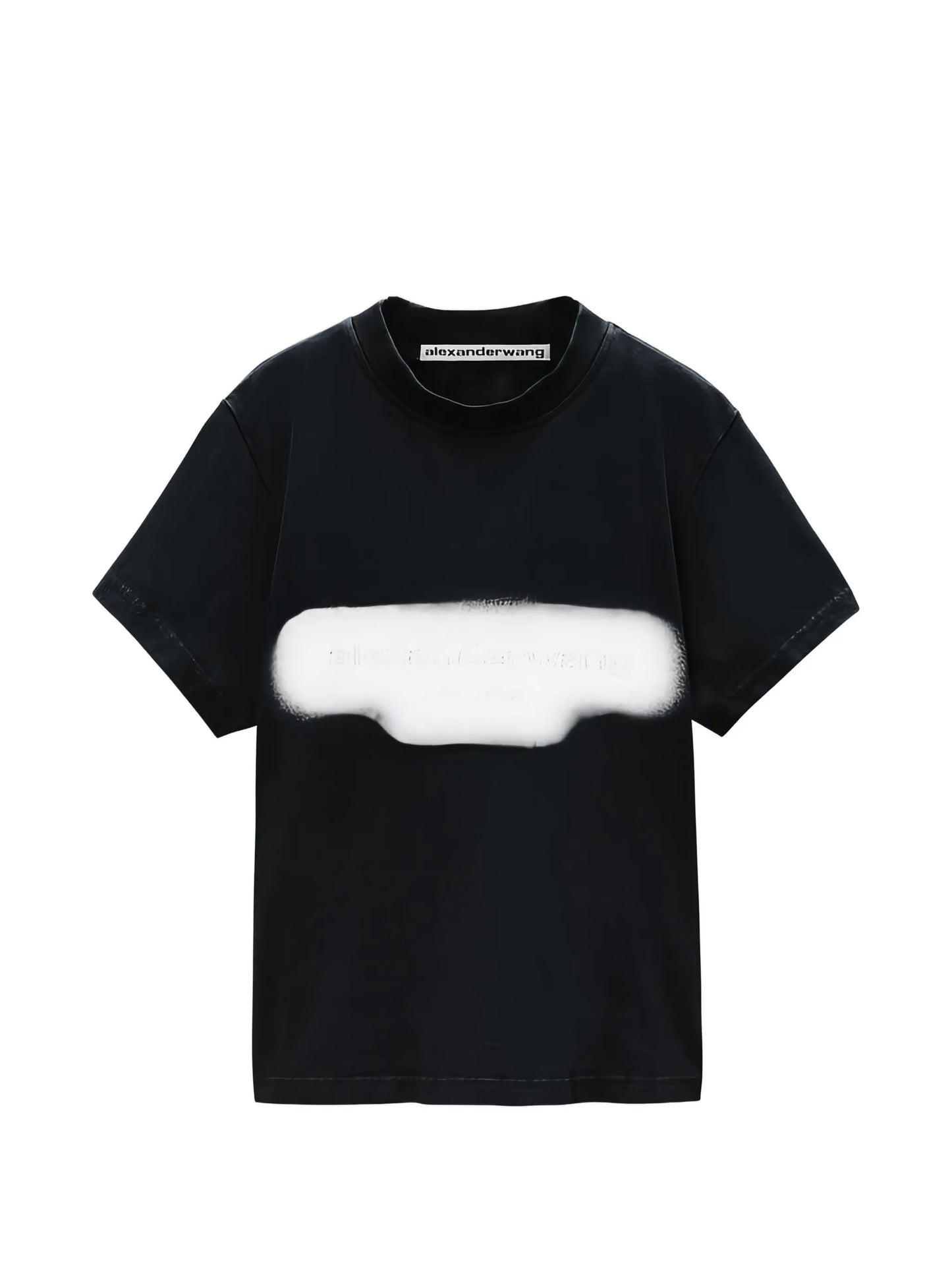 embossed graphic-print T-shirt