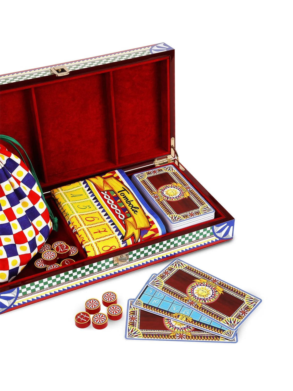printed tombola set