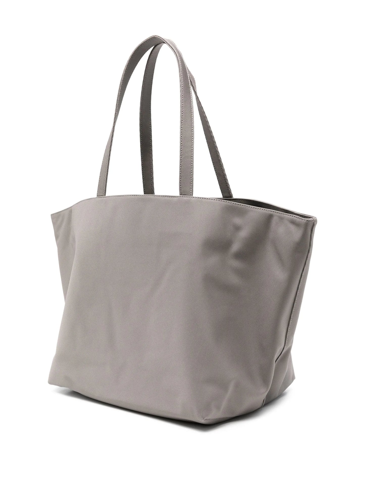 embossed canvas nylon tote bag