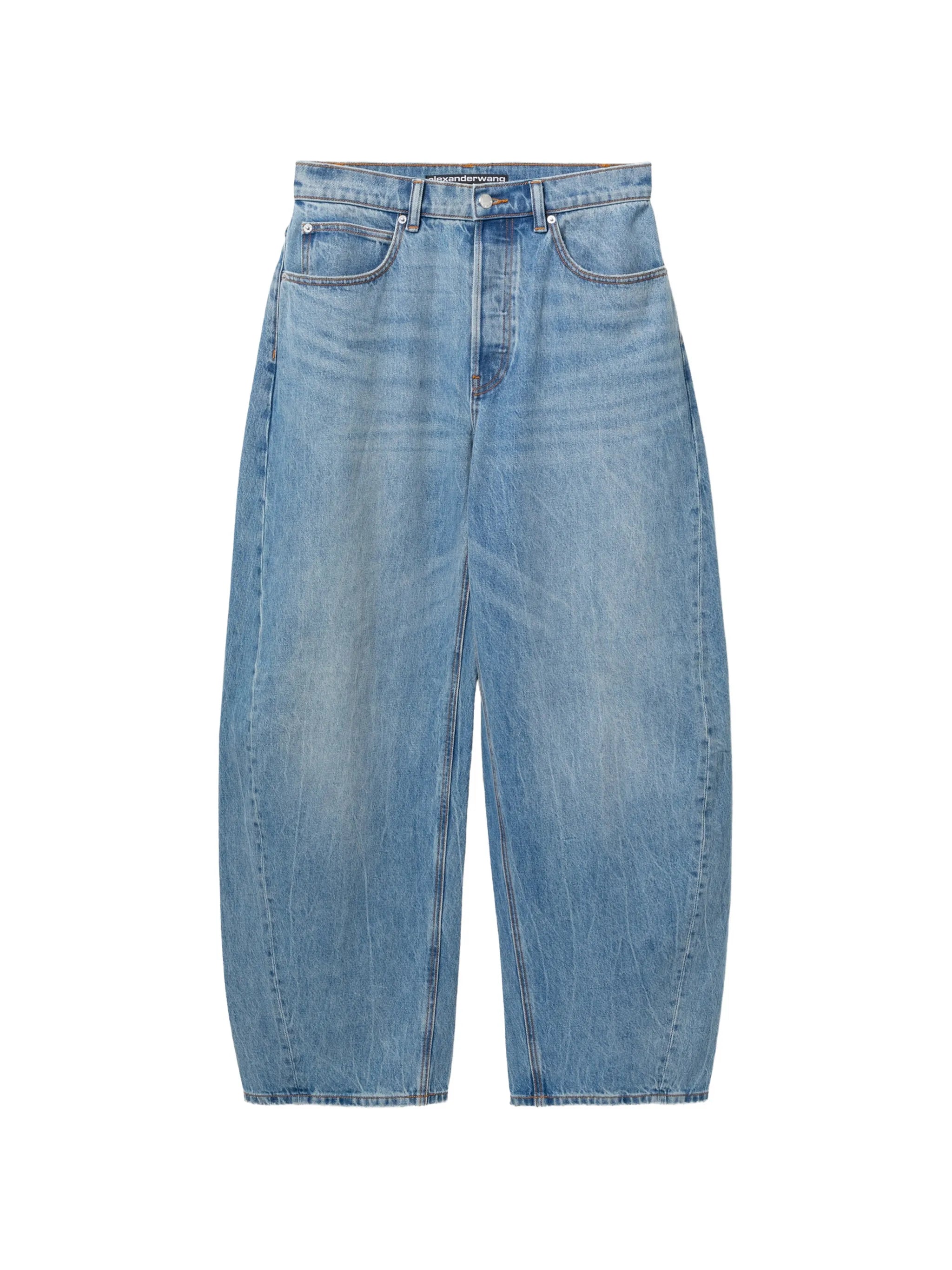 crystal-embellished logo-print jeans