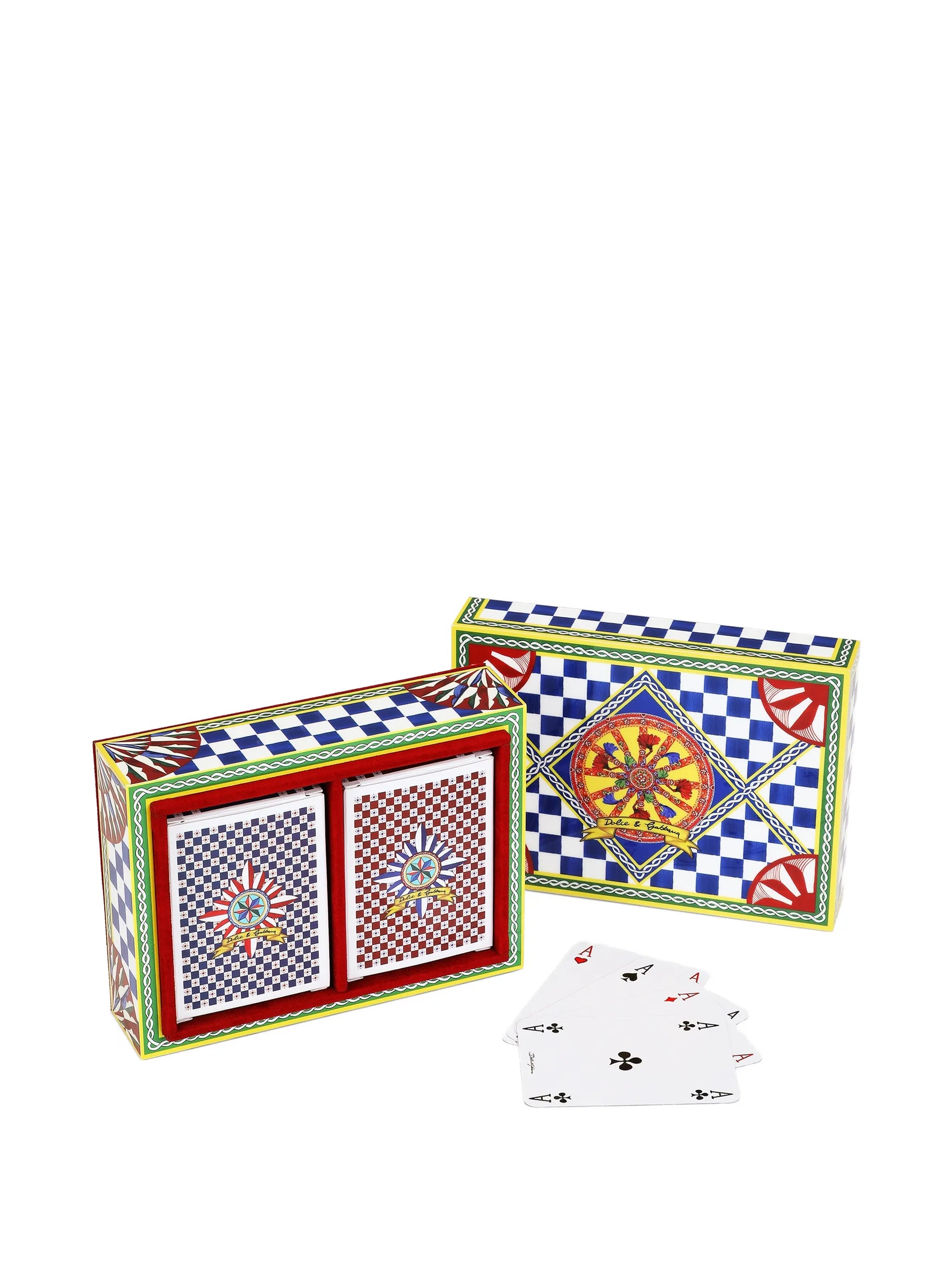 rectangular-shape poker set (7cm x 13cm)