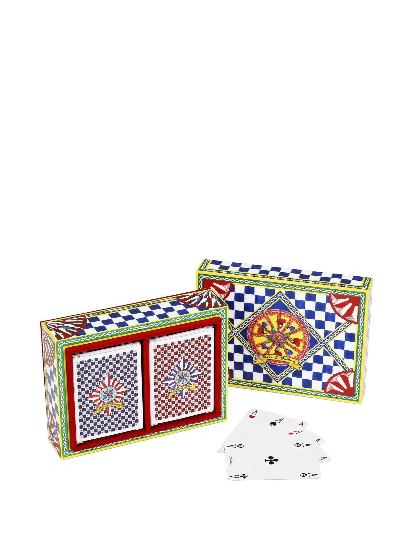 rectangular-shape poker set (7cm x 13cm)