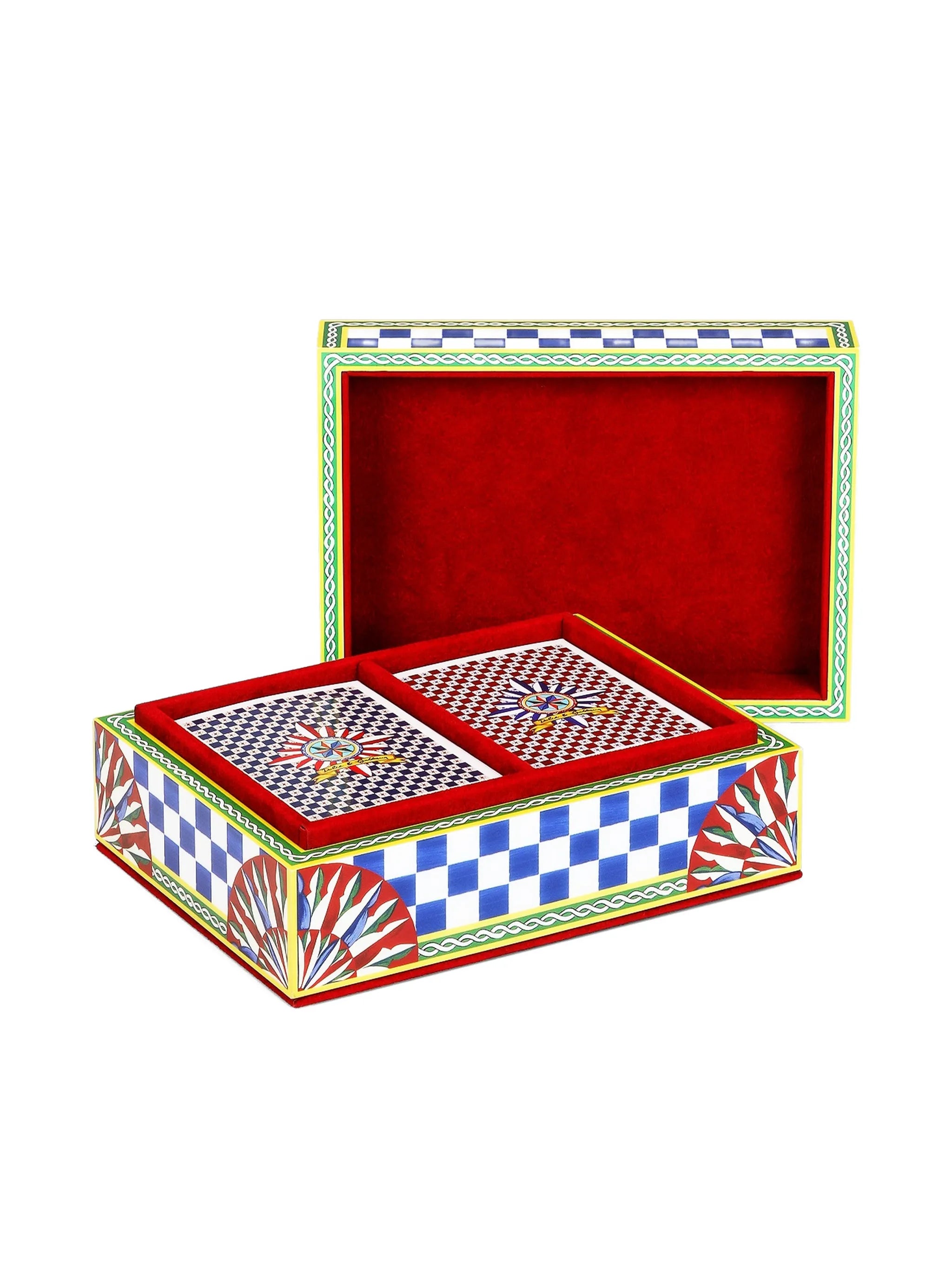 rectangular-shape poker set (7cm x 13cm)