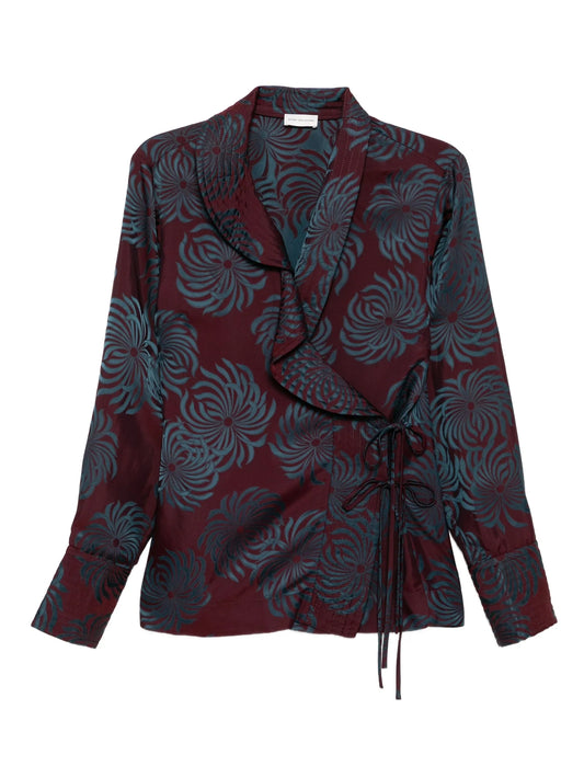 printed blouse