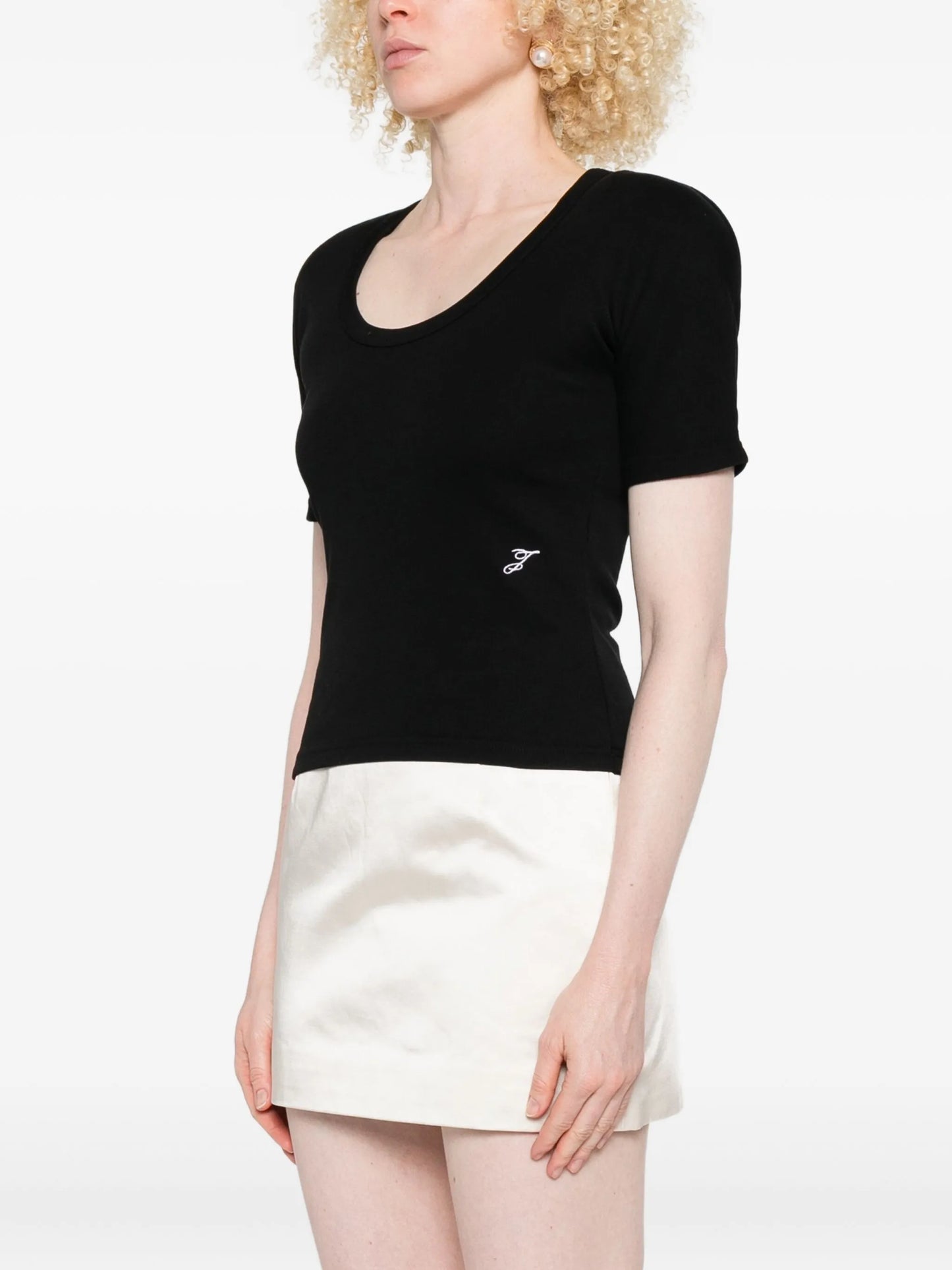 The Espiral scoop-neck T-shirt