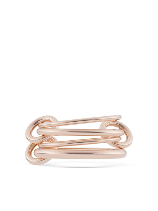 18CT rose gold Four Band ring