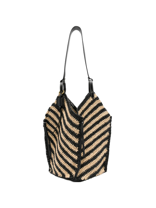 Tampa striped shoulder bag