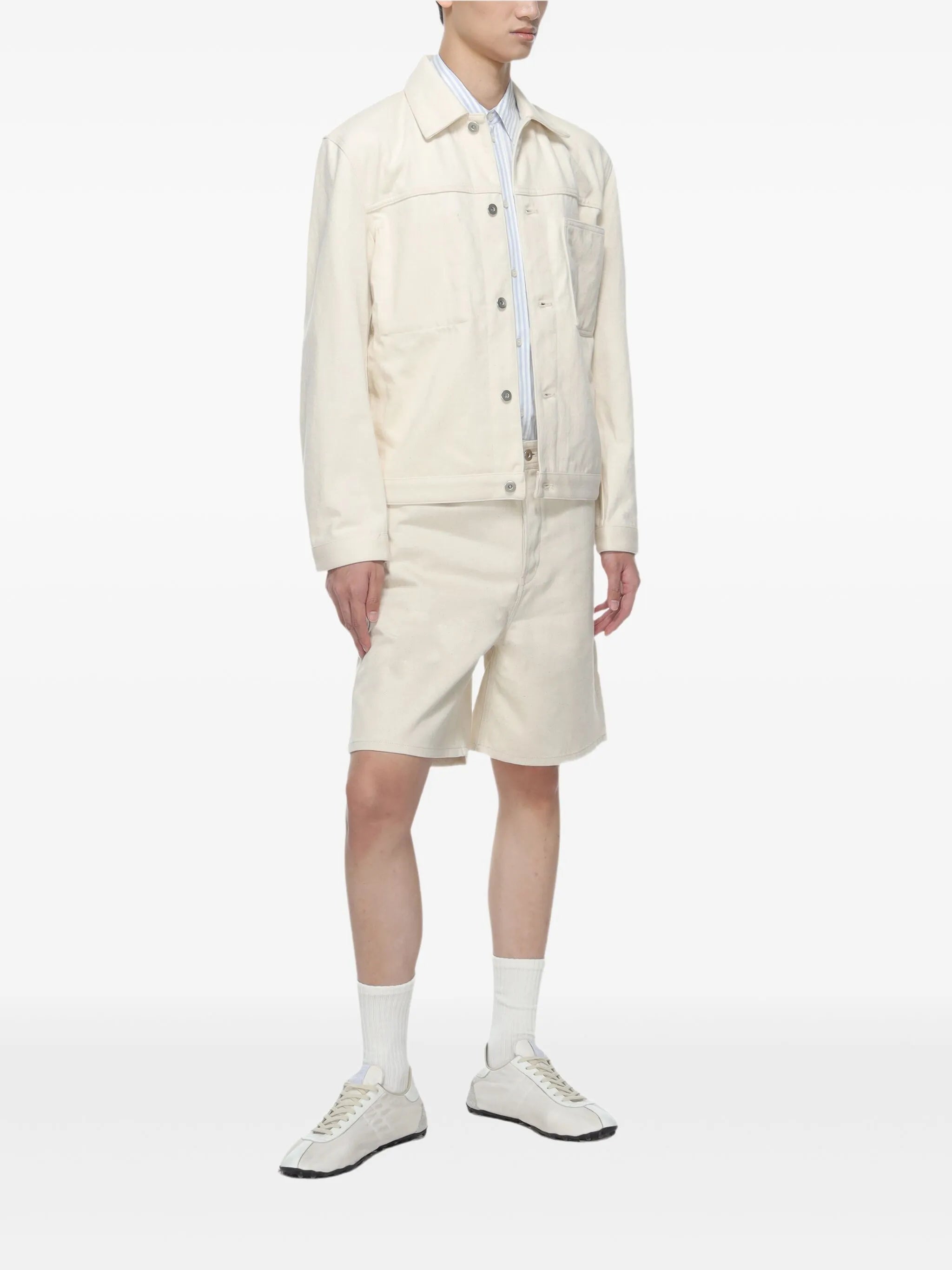 patch-pocket cotton jacket