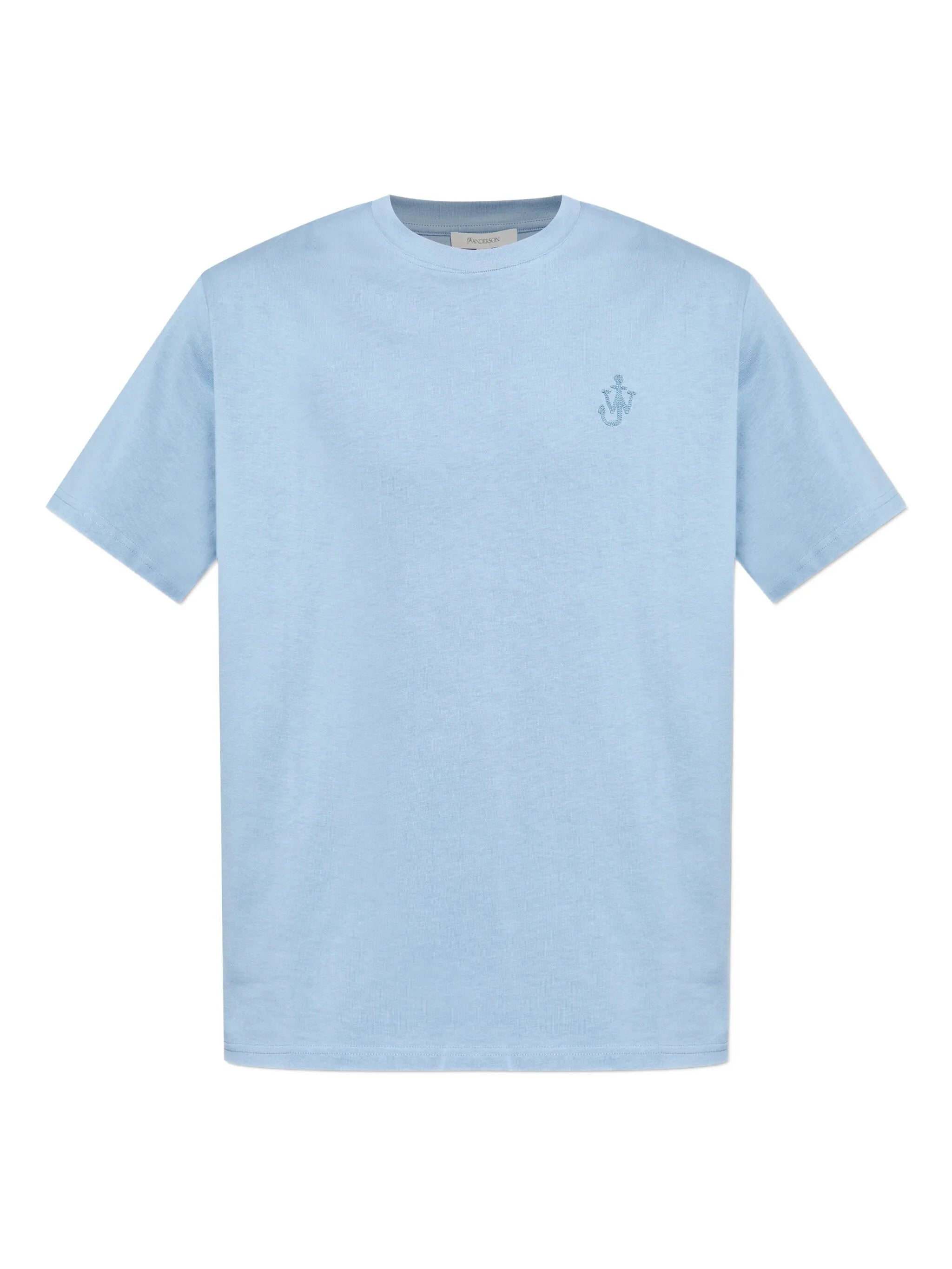 logo-embroidered T-shirt