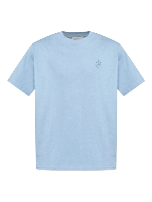 logo-embroidered T-shirt