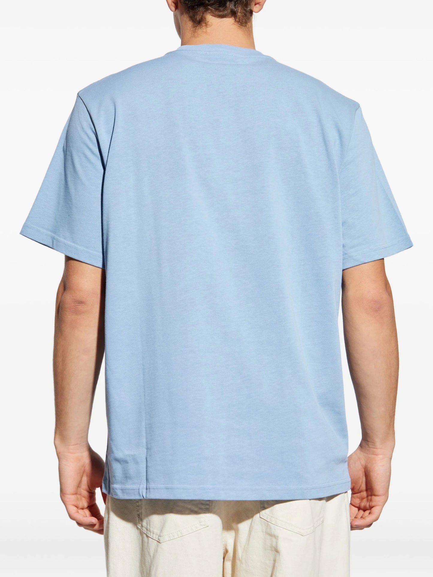 logo-embroidered T-shirt