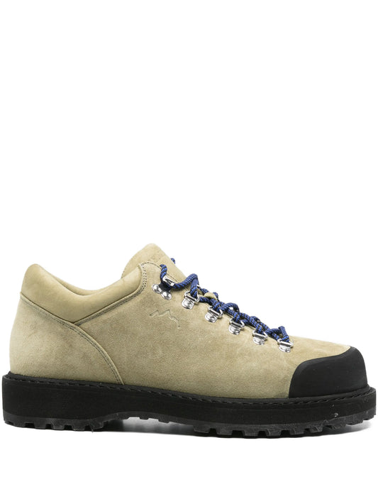 lace-up suede boots