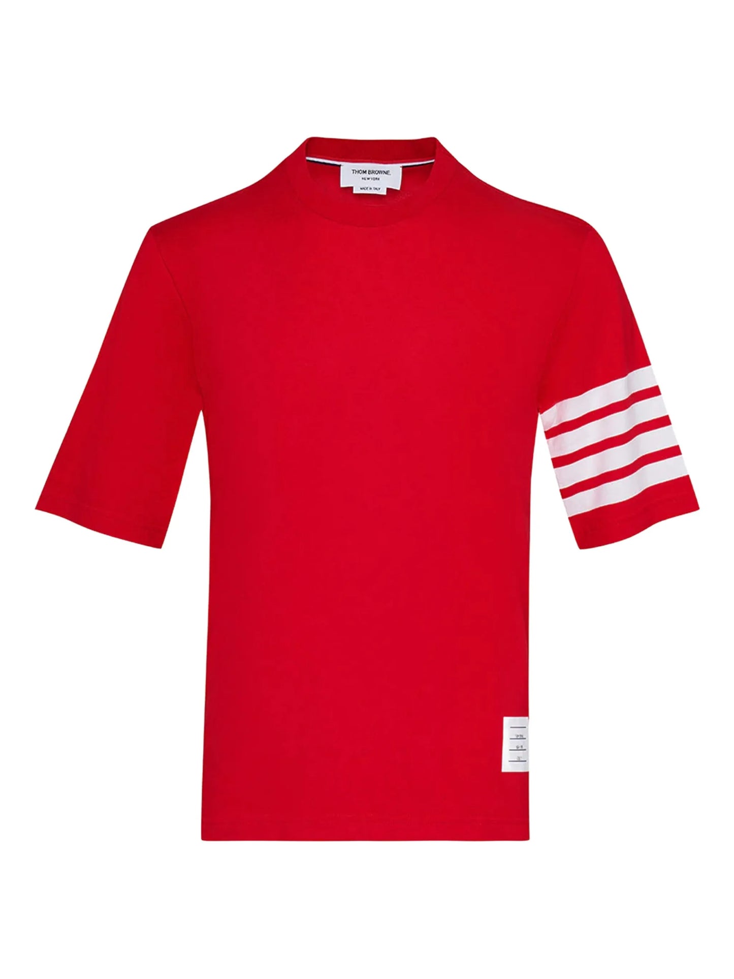 4-Bar stripe-detail T-Shirt