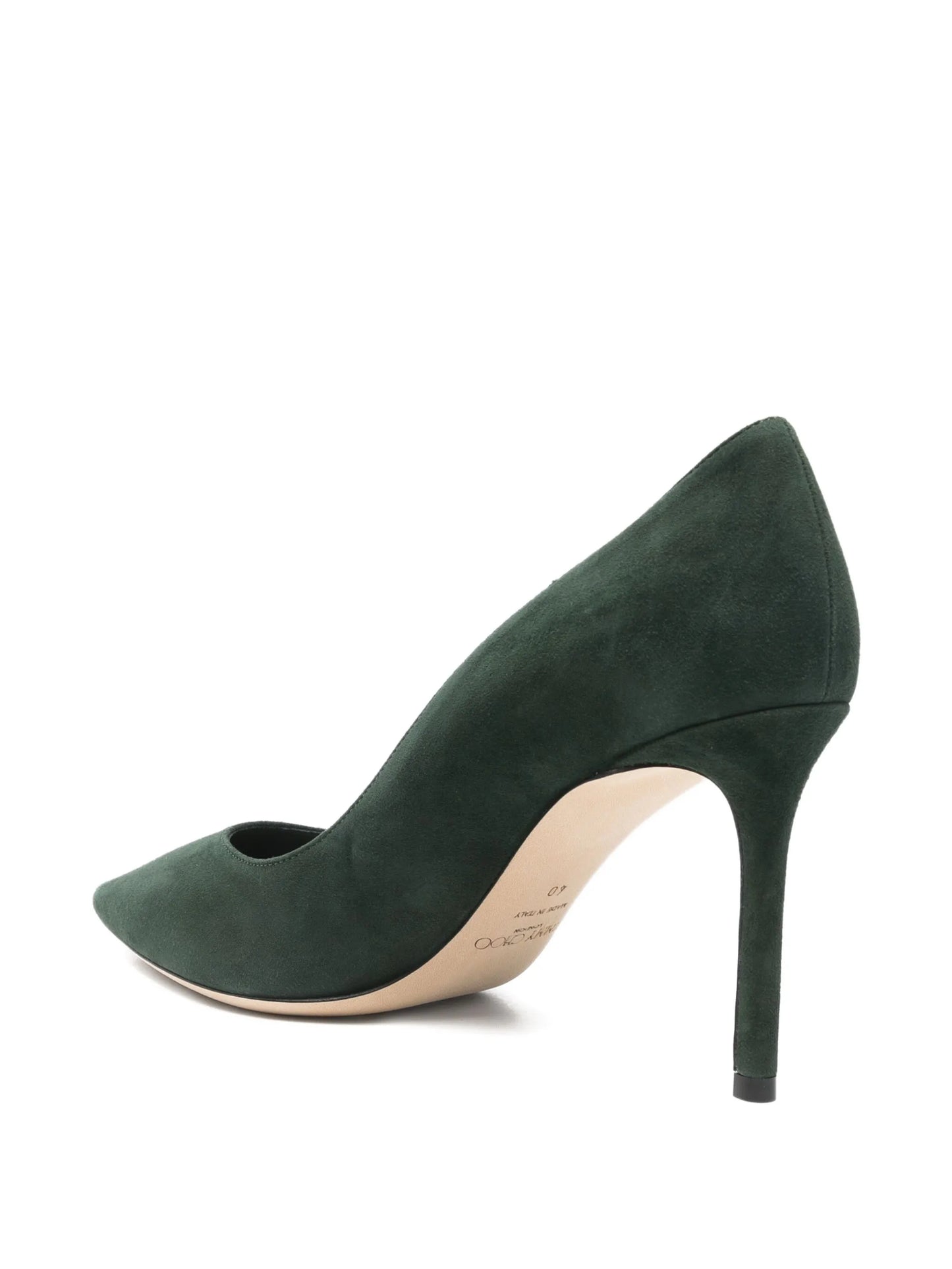 85mm Romy suede pumps
