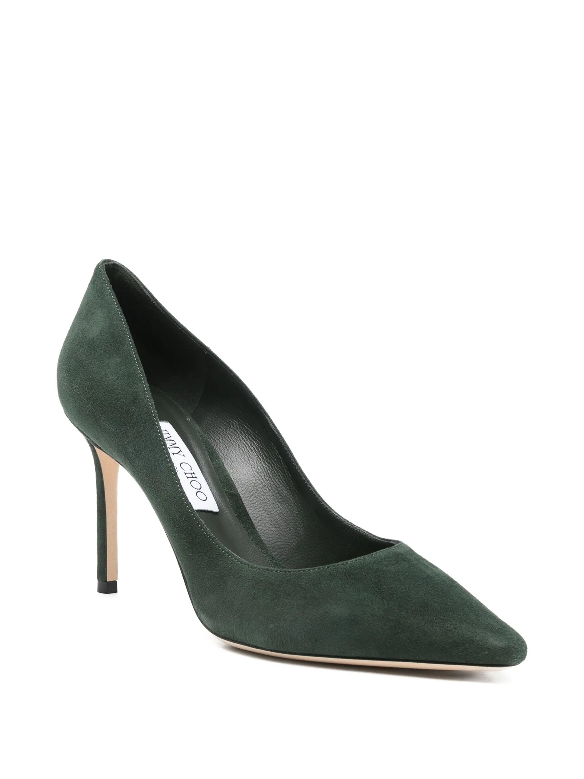 85mm Romy suede pumps