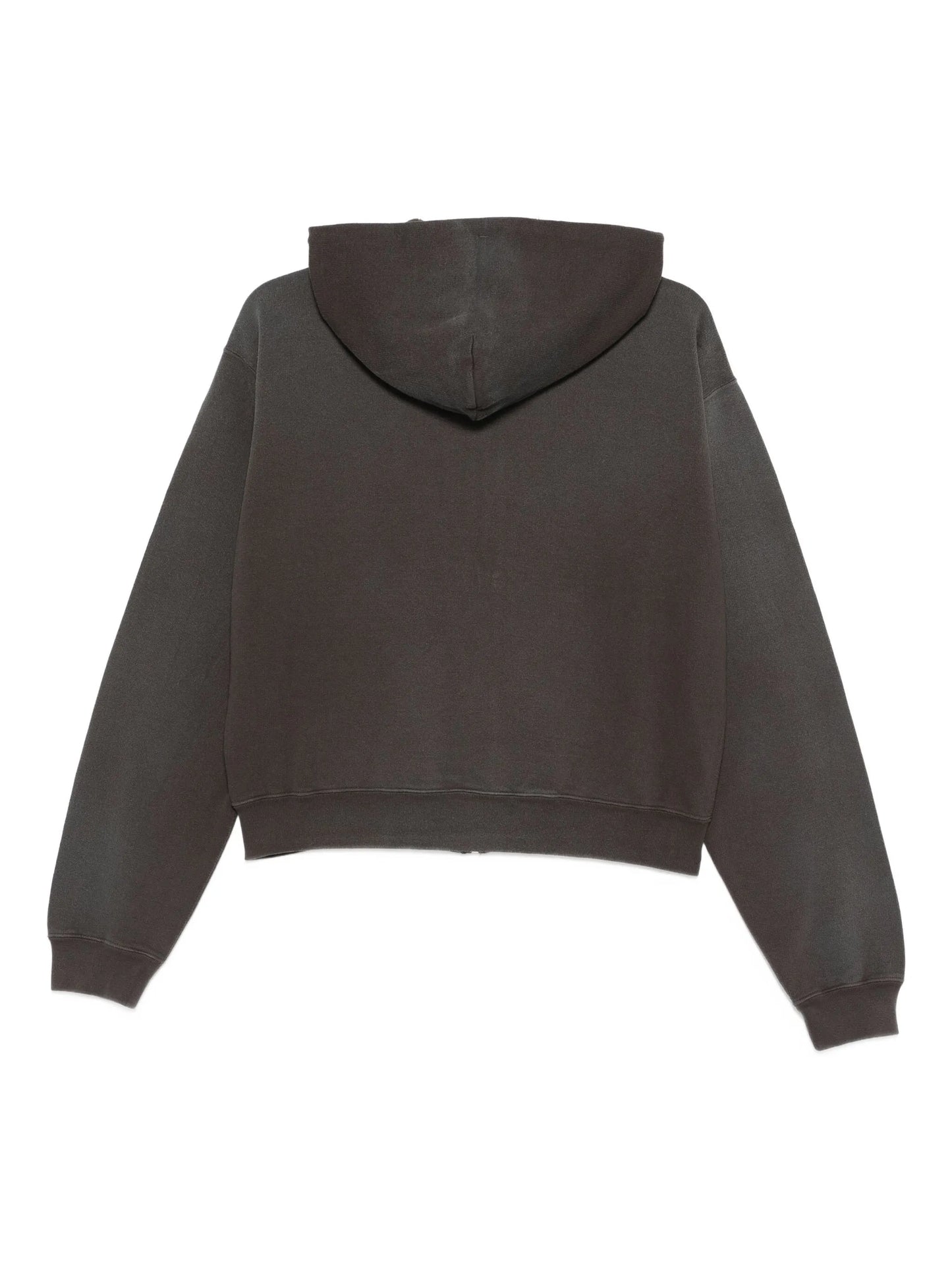 zip-up cotton hoodie