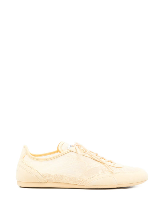 Sunny F lace-overlay low sneakers