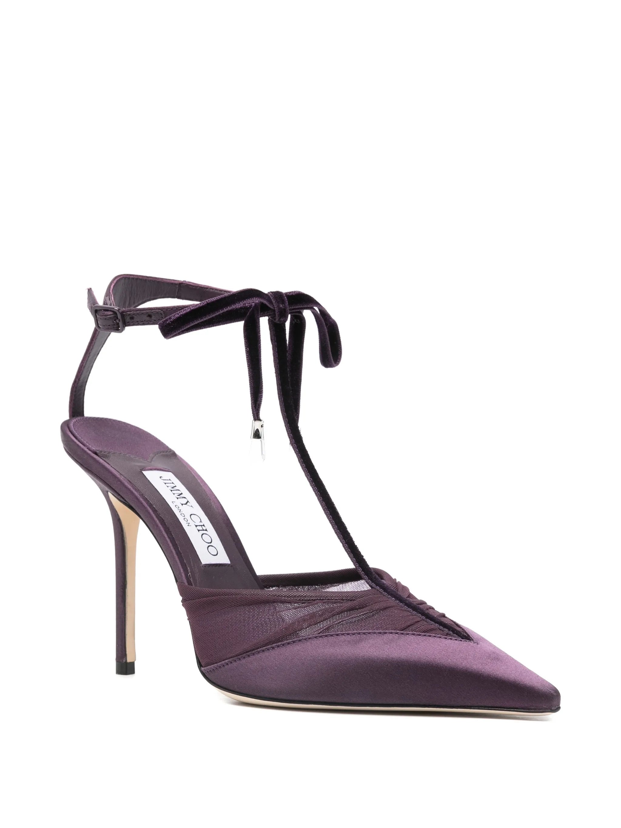 Afia Mesh 100 pointed toe pumps
