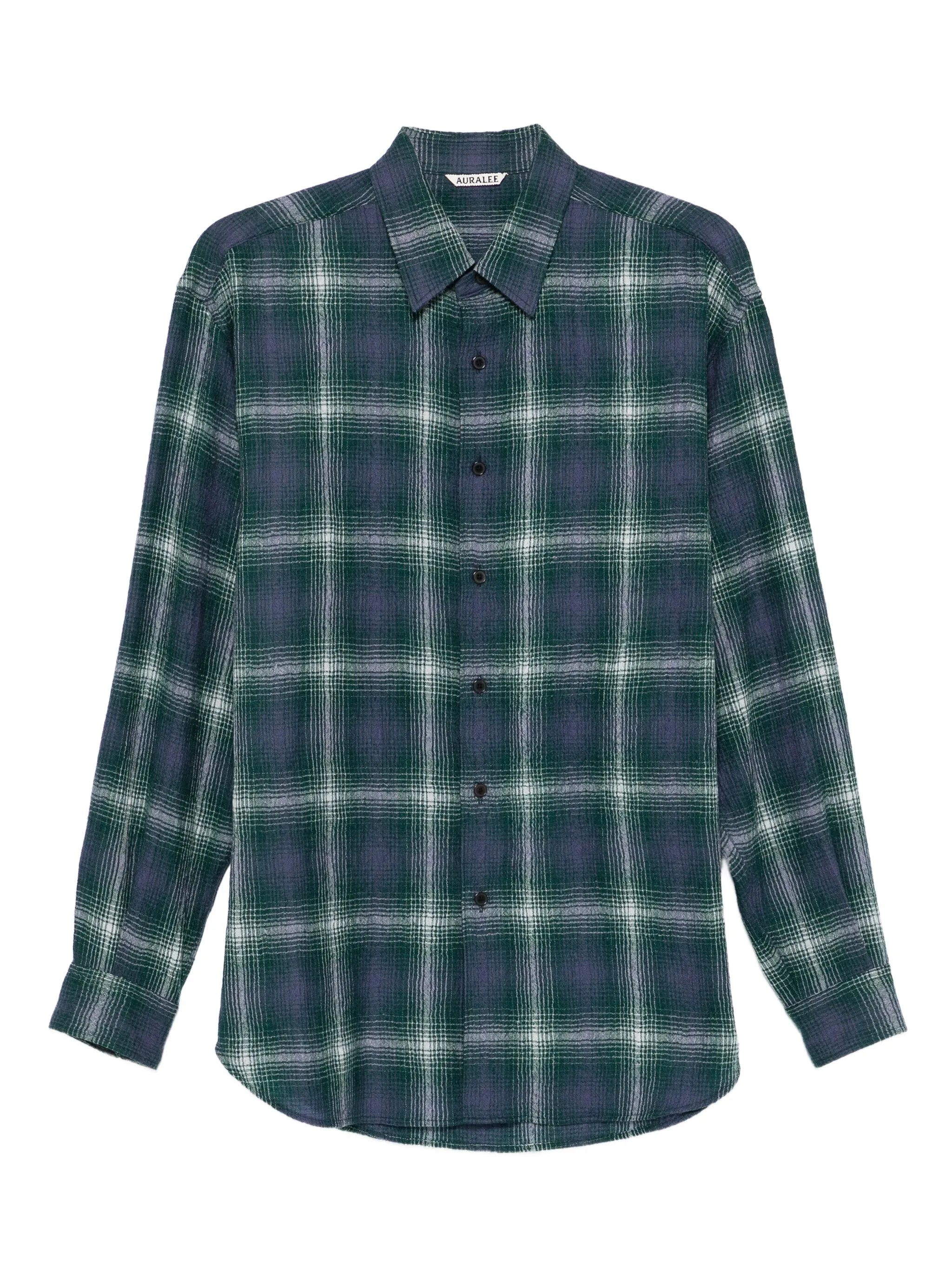 Airy checked shirt