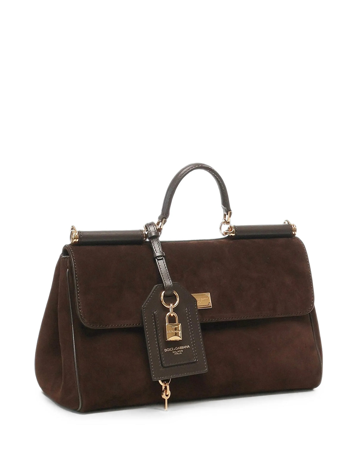 medium My Sicily handbag in split calfskin