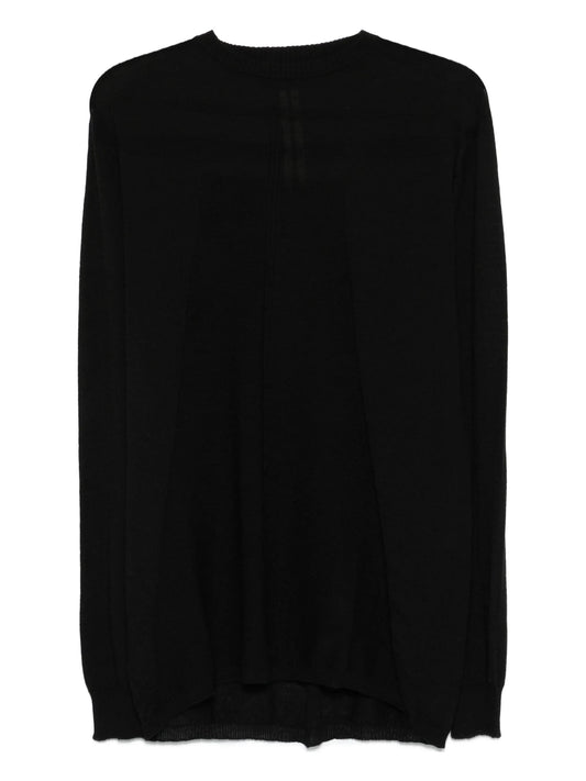 crew-neck wool jumper