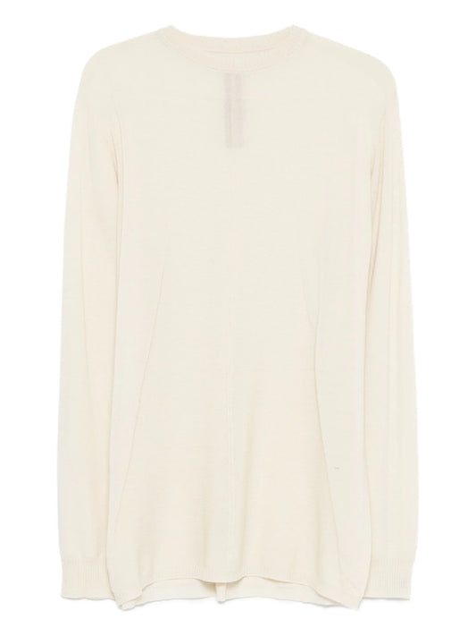 round-neck wool sweater
