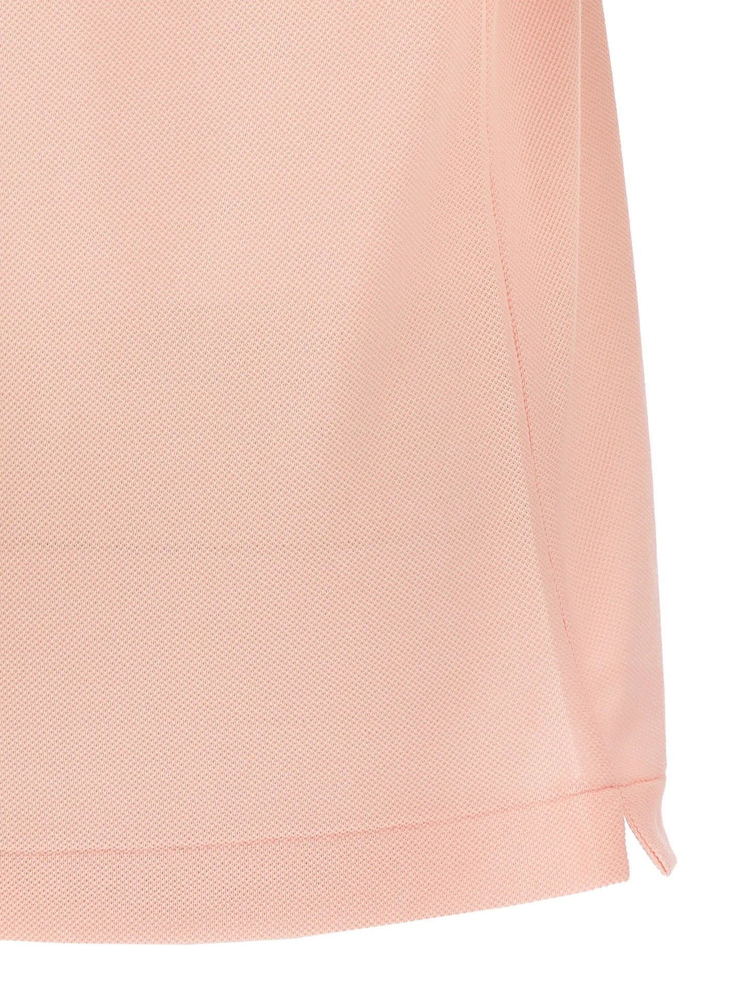 logo-patch side-splits polo shirt