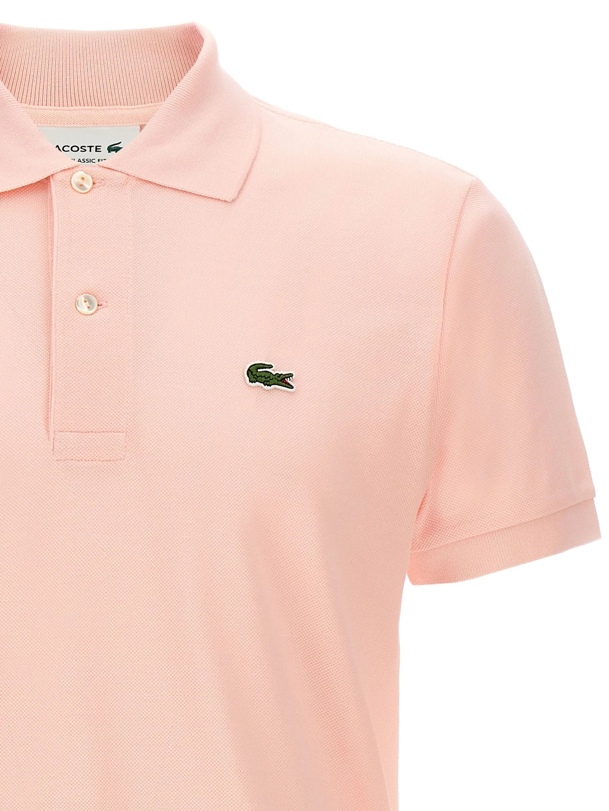 logo-patch side-splits polo shirt