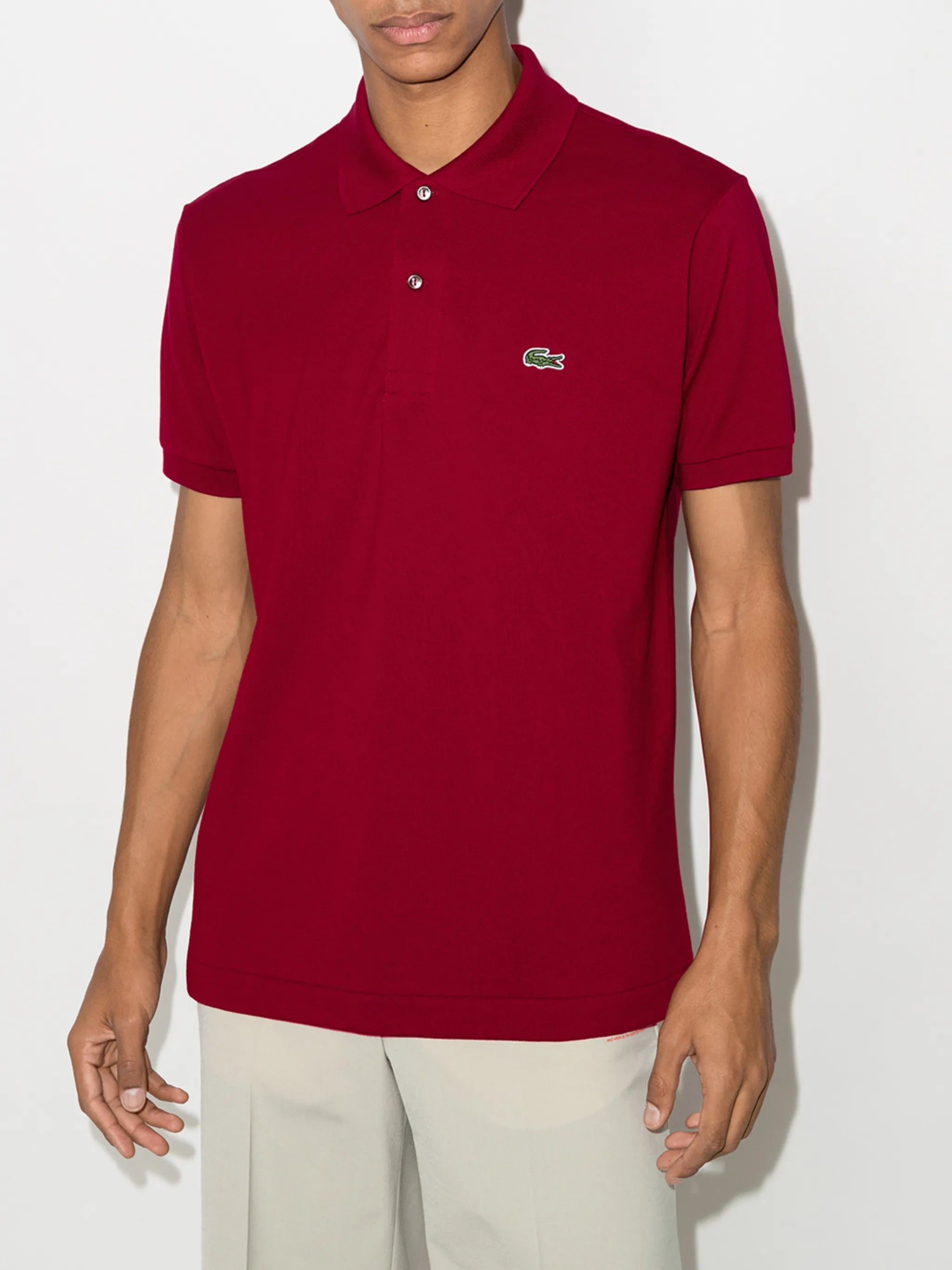 L1212 logo-patch polo shirt