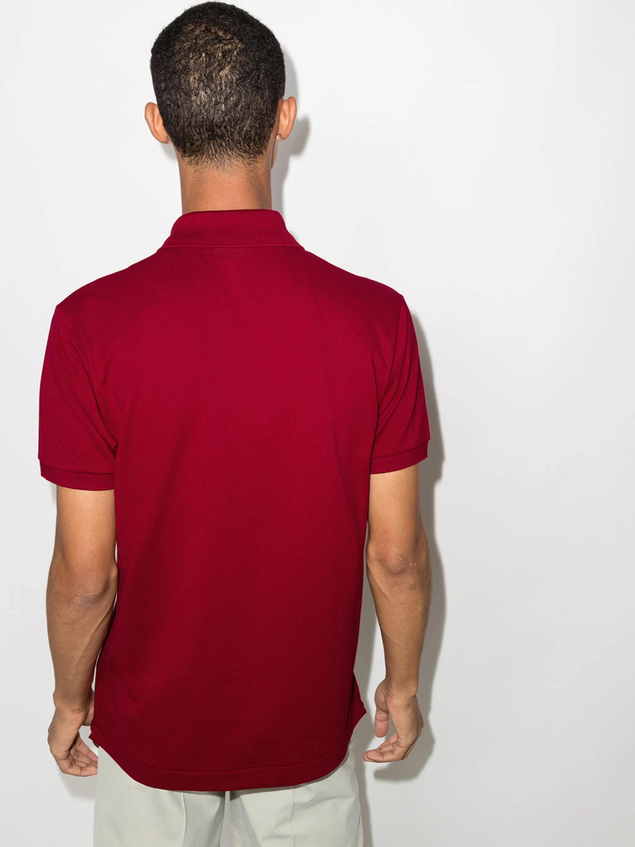 L1212 logo-patch polo shirt